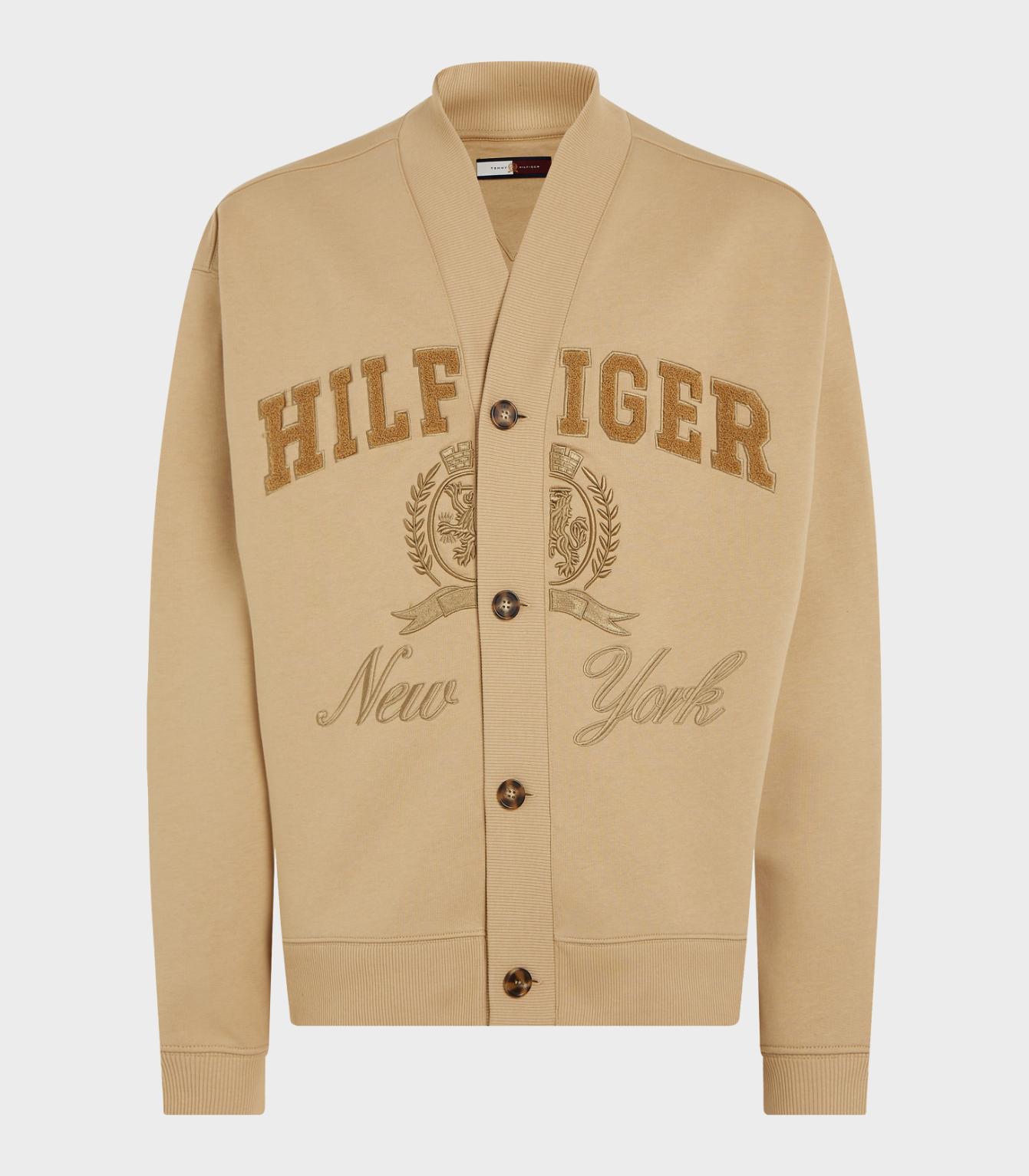 Tommy Hilfiger Crest Relaxed Fit V-Neck Cardigan