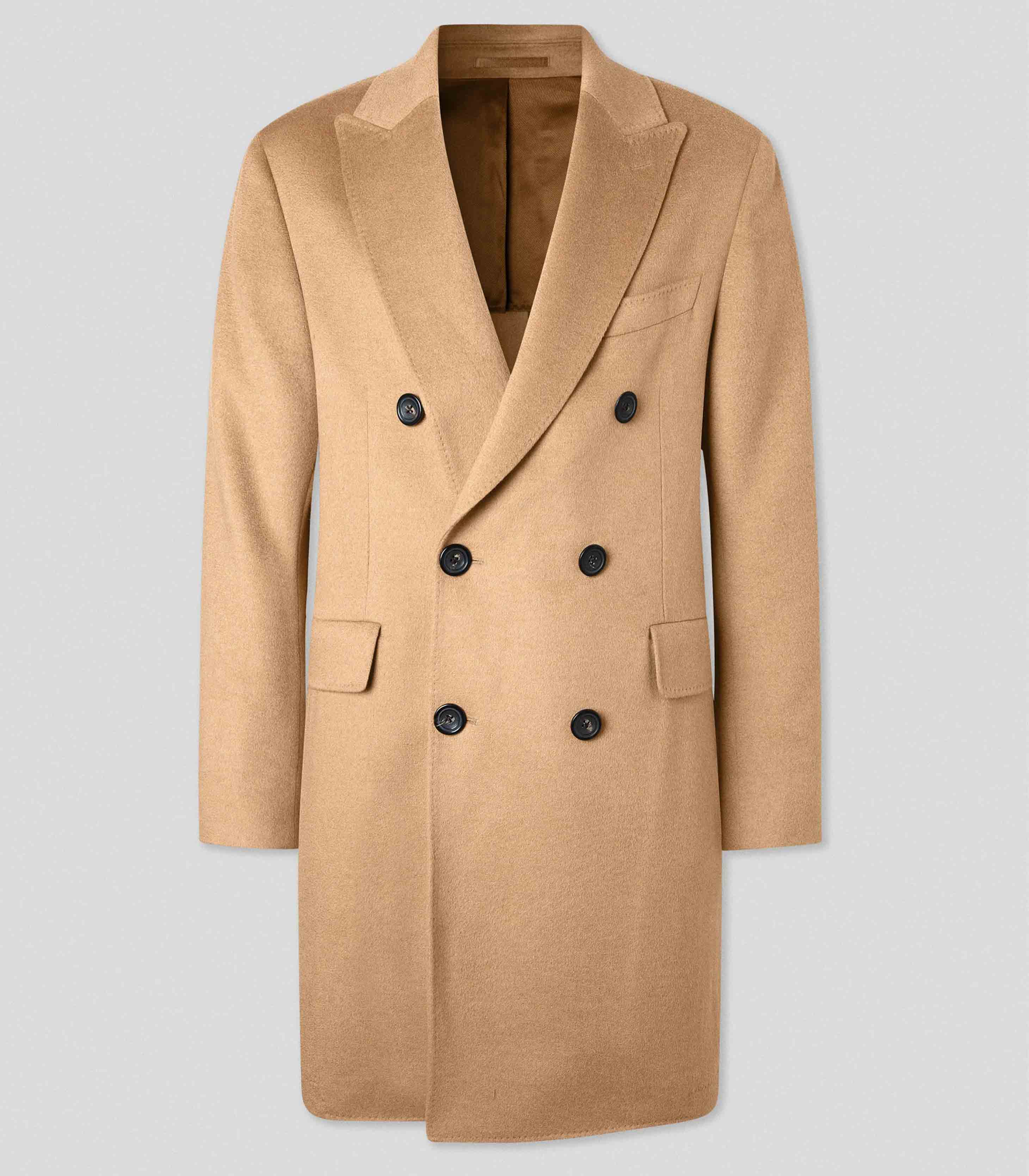 Hackett London Double Breasted Camel Hair Coat – dstore Egypt