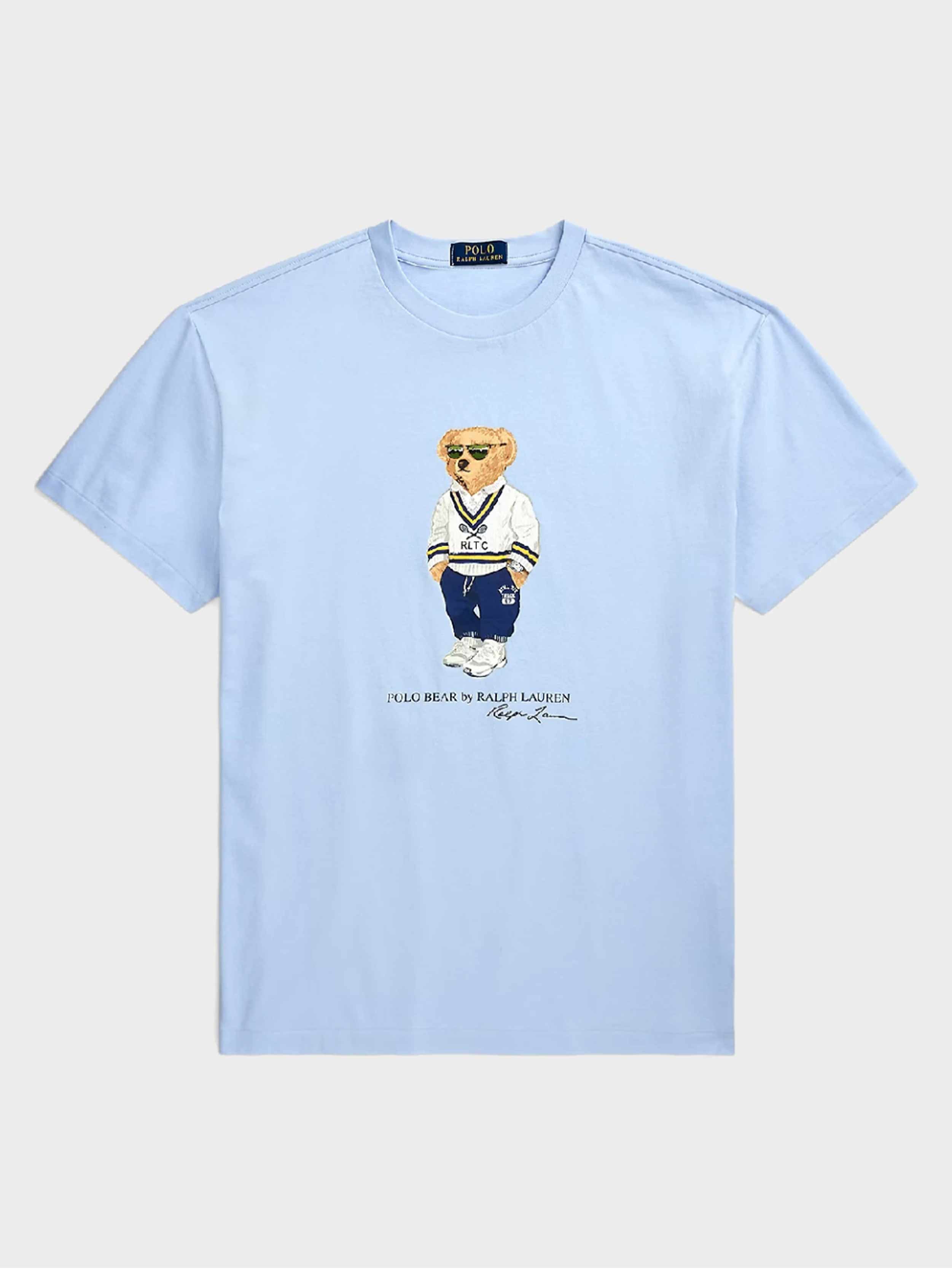 Polo Ralph Lauren Custom-Slim Jersey T-Shirt with Polo Bear