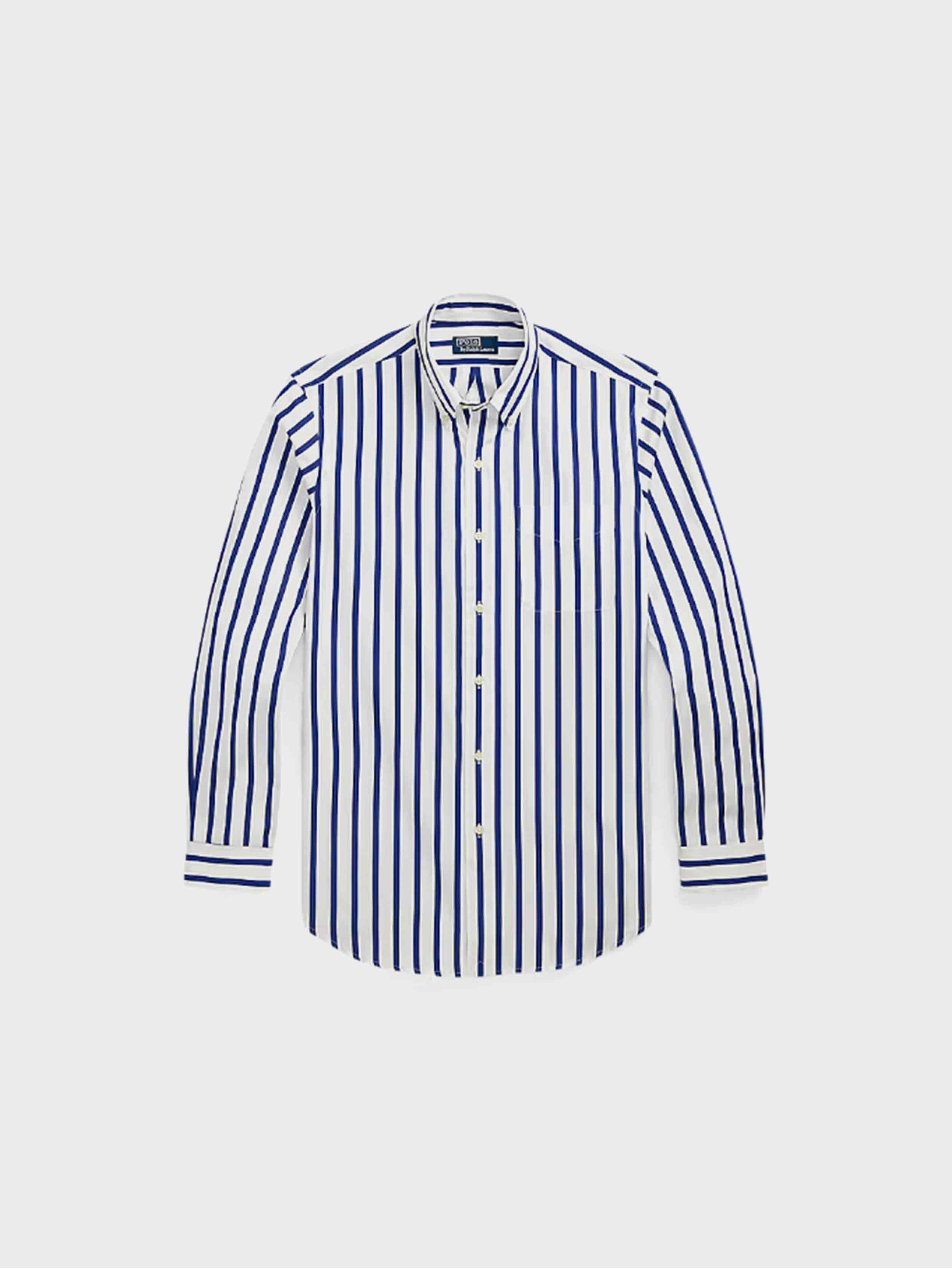 Polo Ralph Lauren Classic Fit Striped Poplin Shirt - Main Image