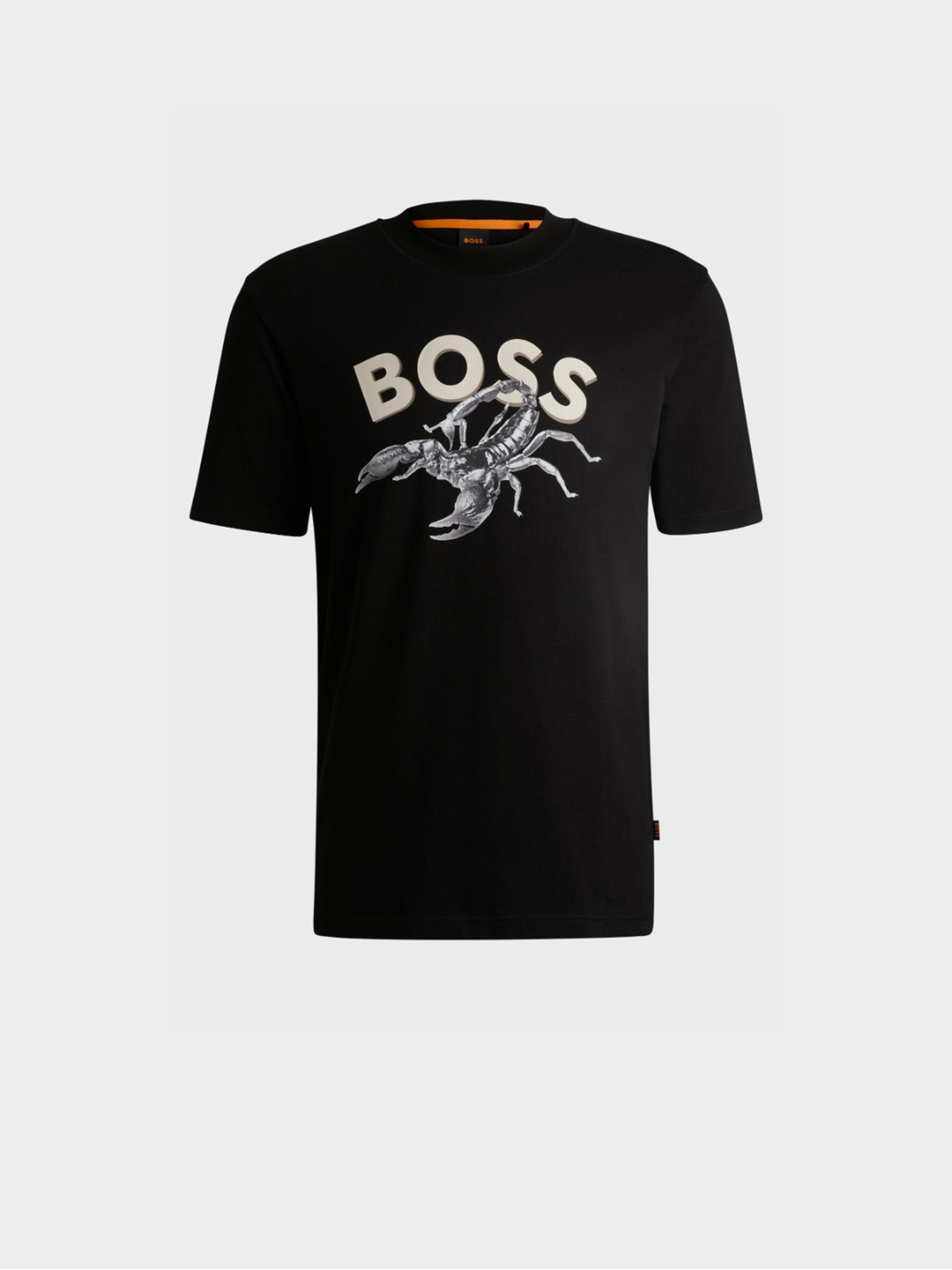 BOSS Men's Cotton Jersey T-shirt with Photo Print – dstore Egypt