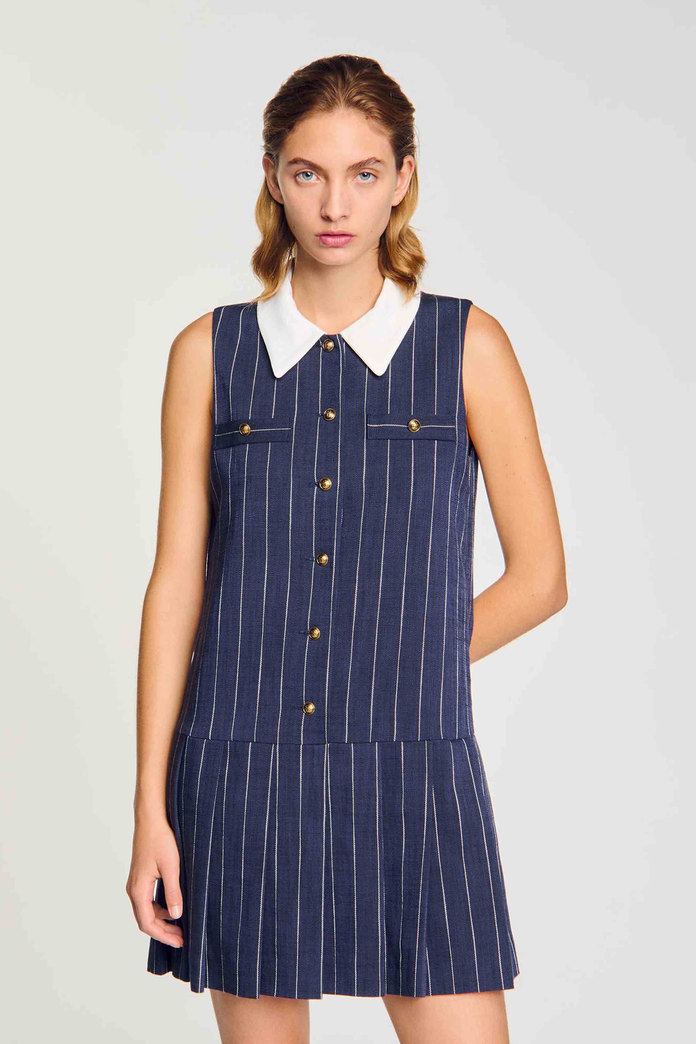 Navy / Ecru