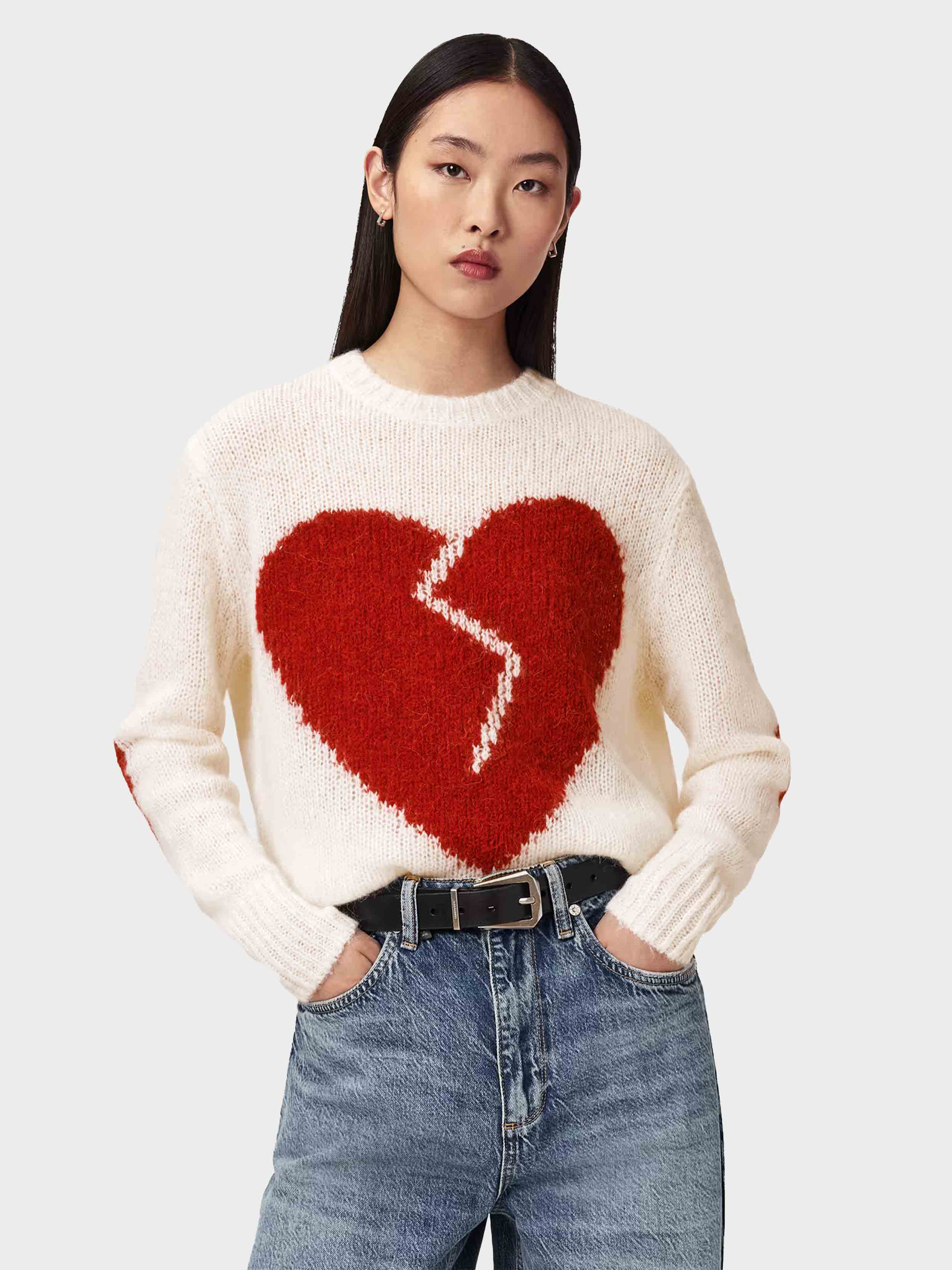 Ecru/Red