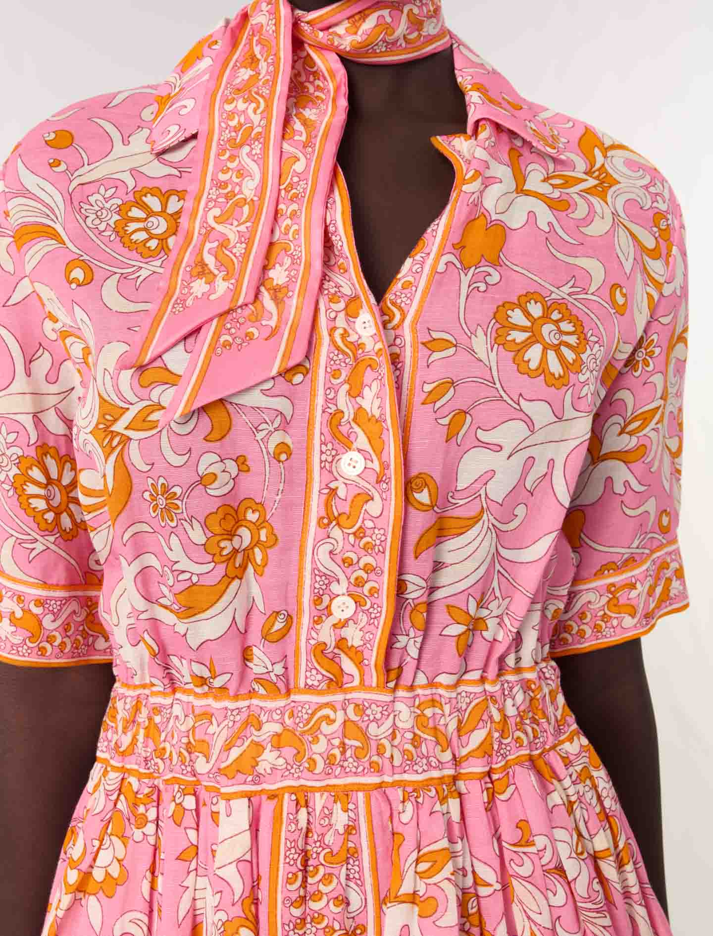 orange/pink