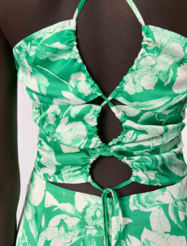 Ecru / Green