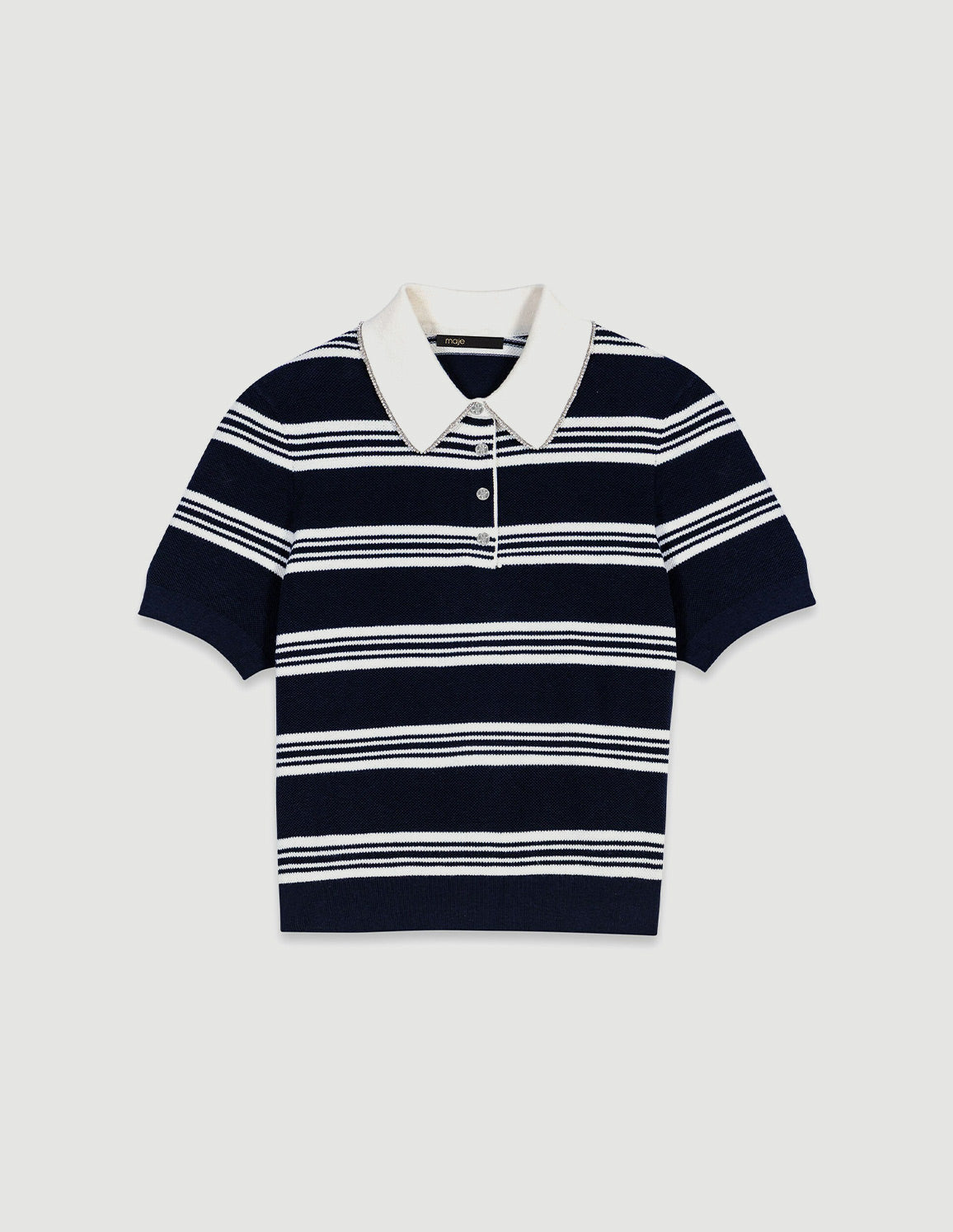 Ecru/Navy Blue