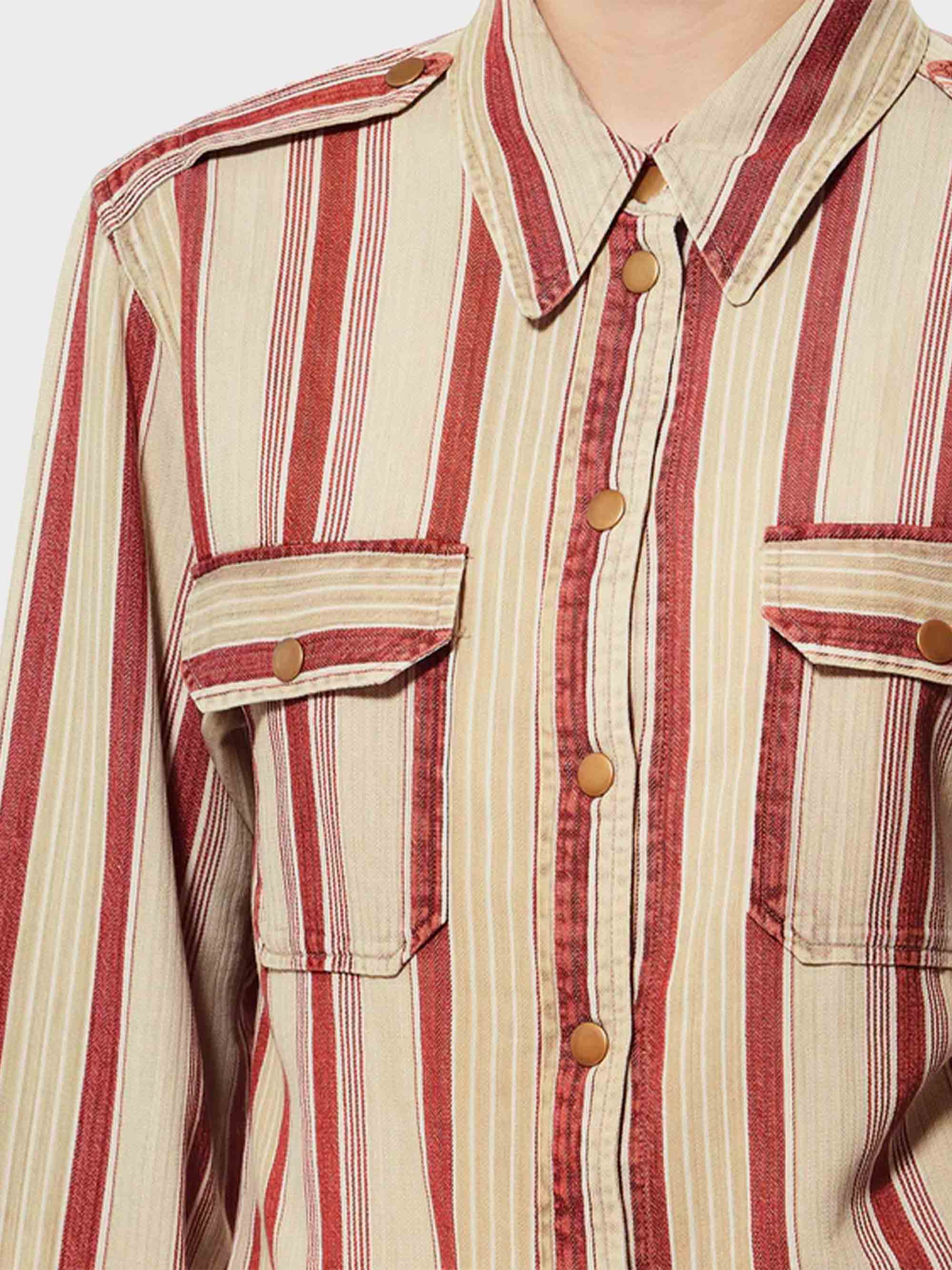 Beige/Red