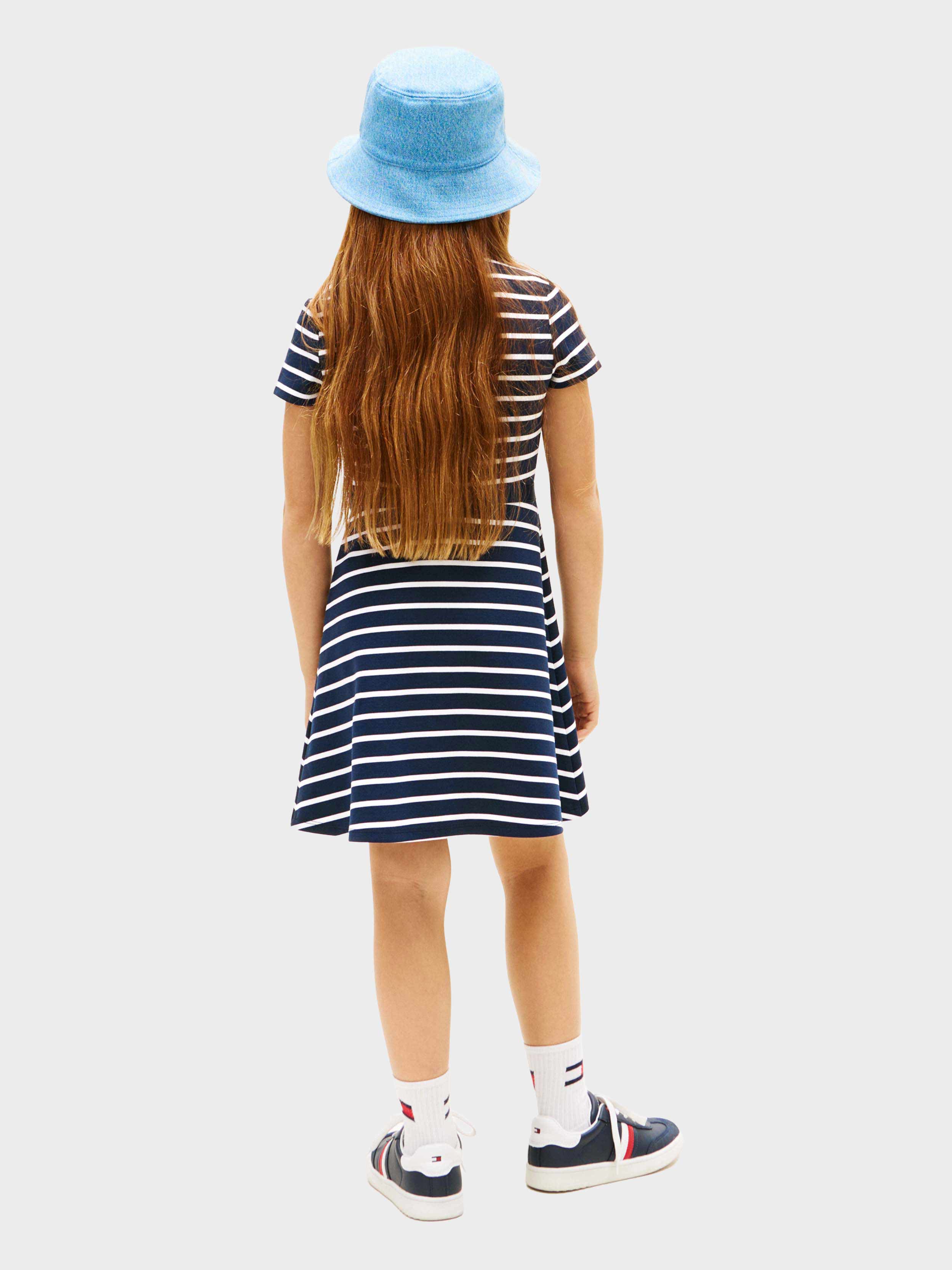 White/Navy stripe