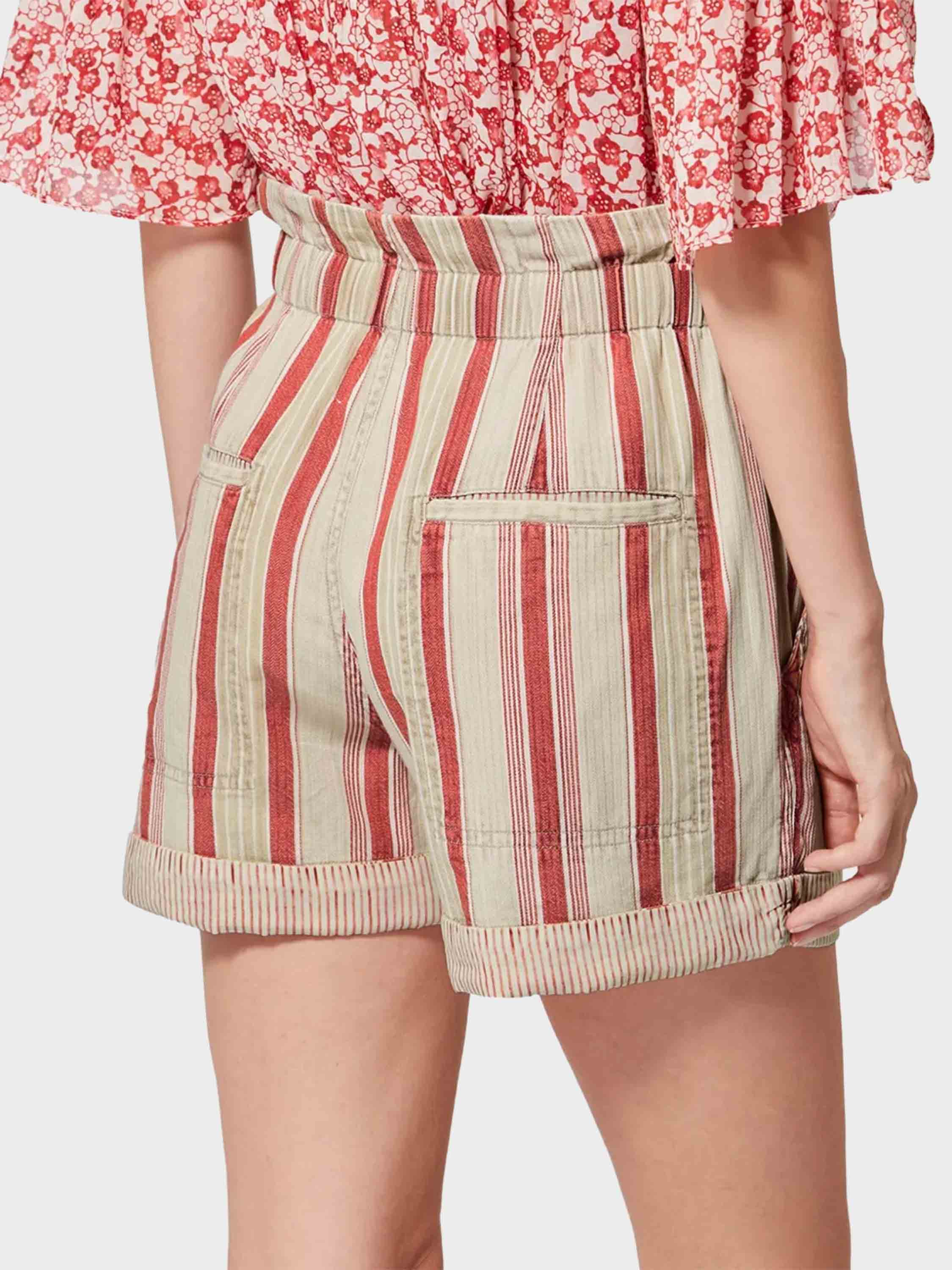 Beige/Red