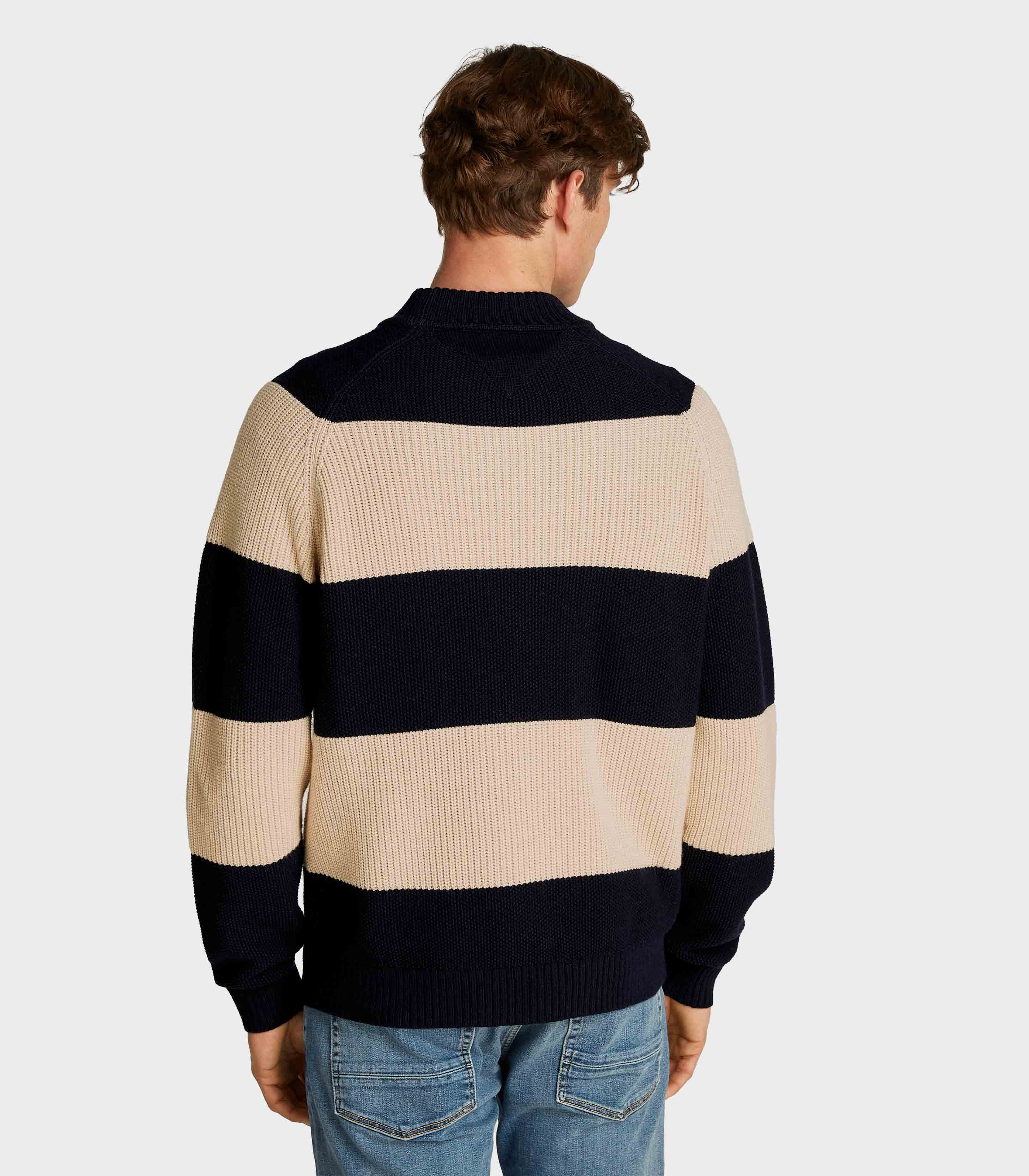 Navy/beige