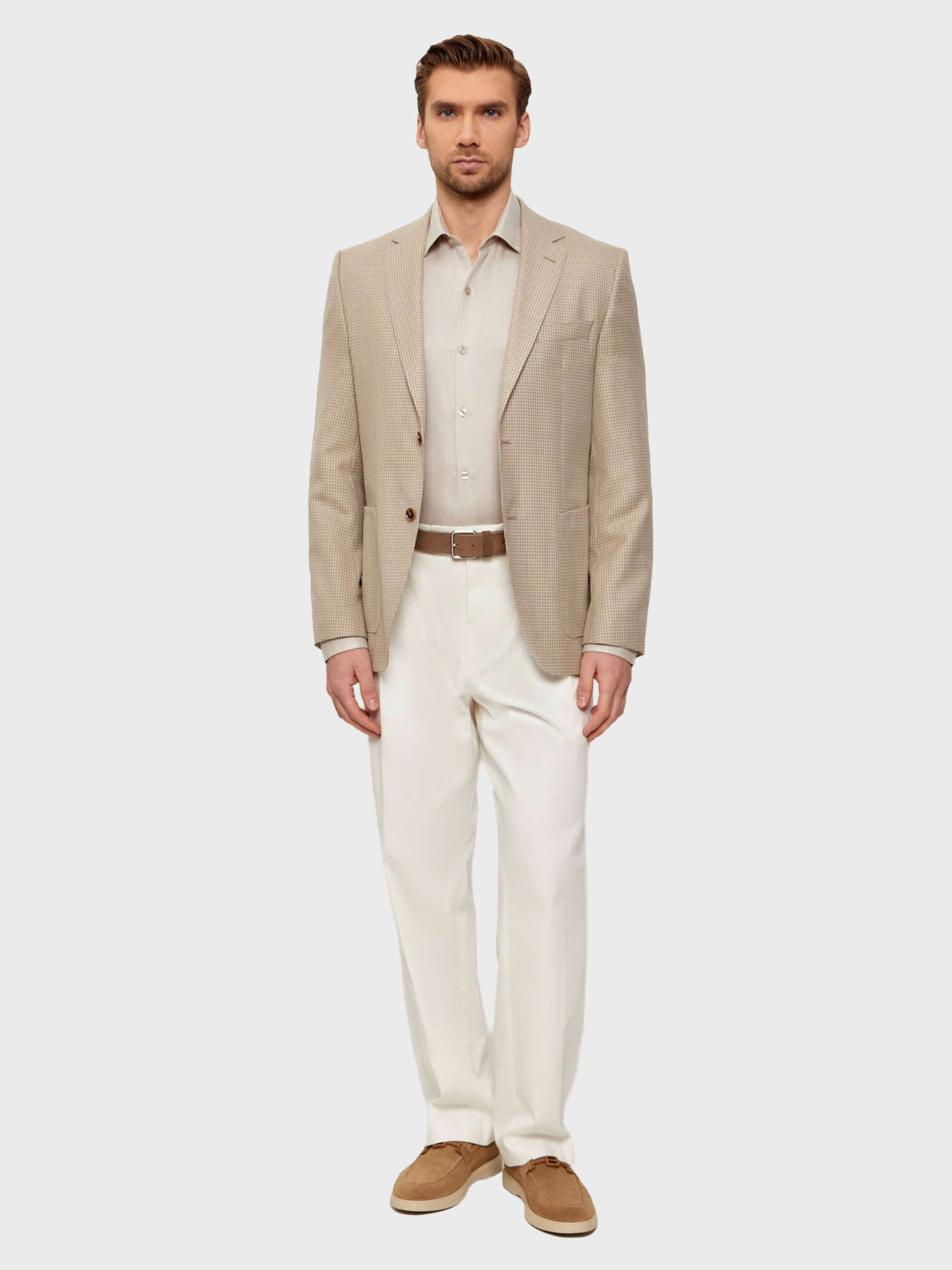 BOSS H-Janson Wool Blazer — Beige