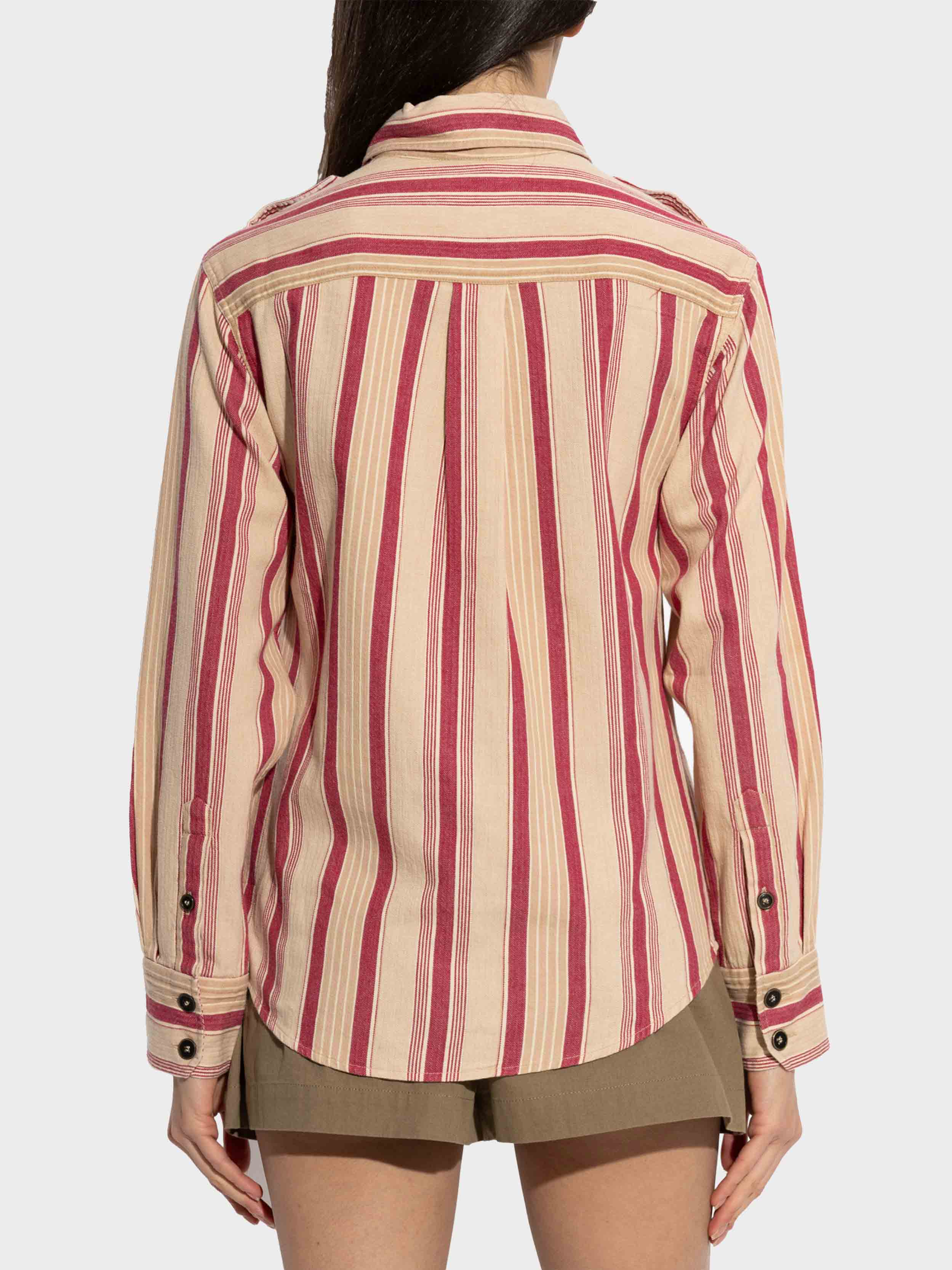 Beige/Red