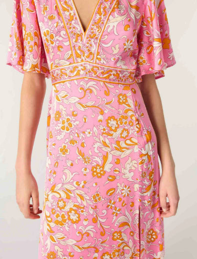 orange/pink