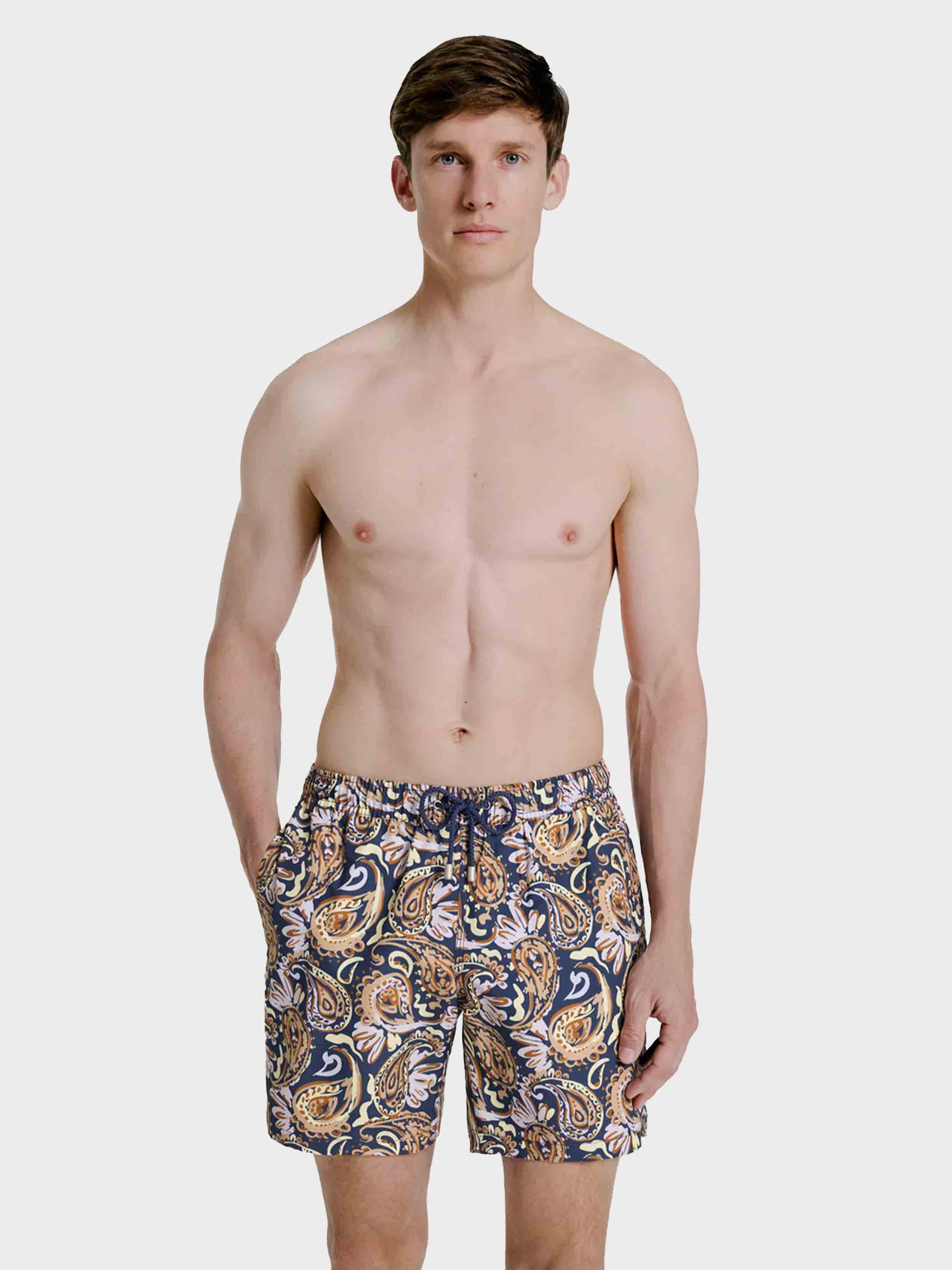 Logo Print Navy