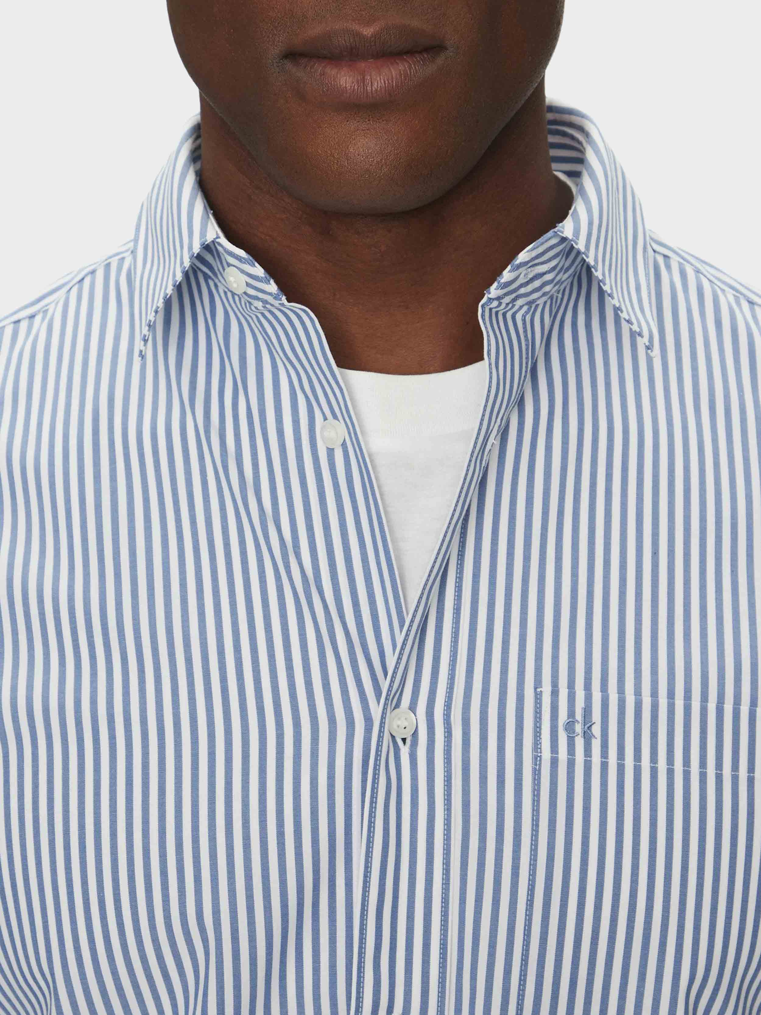 light Blue / White stripe