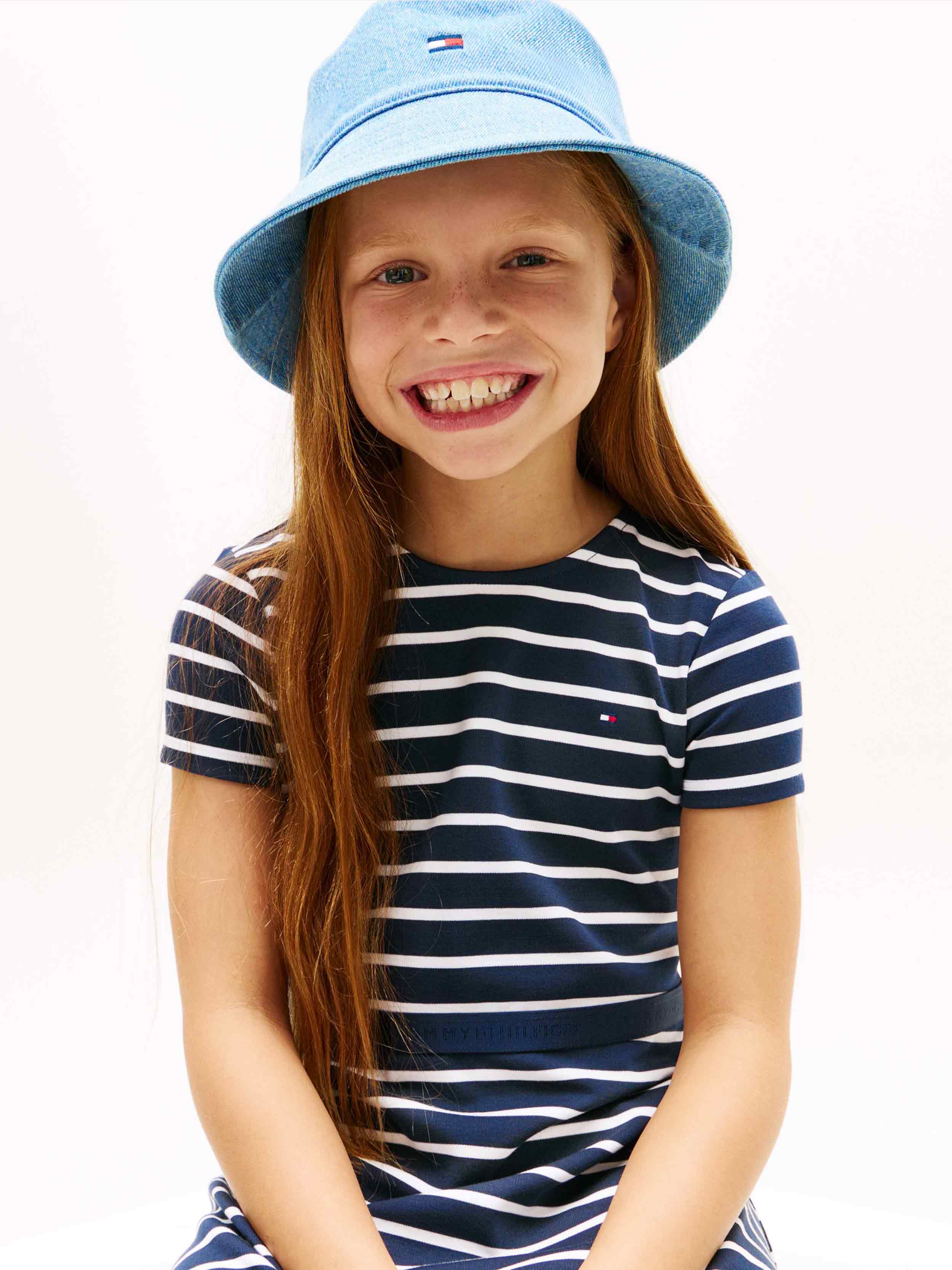 White/Navy stripe