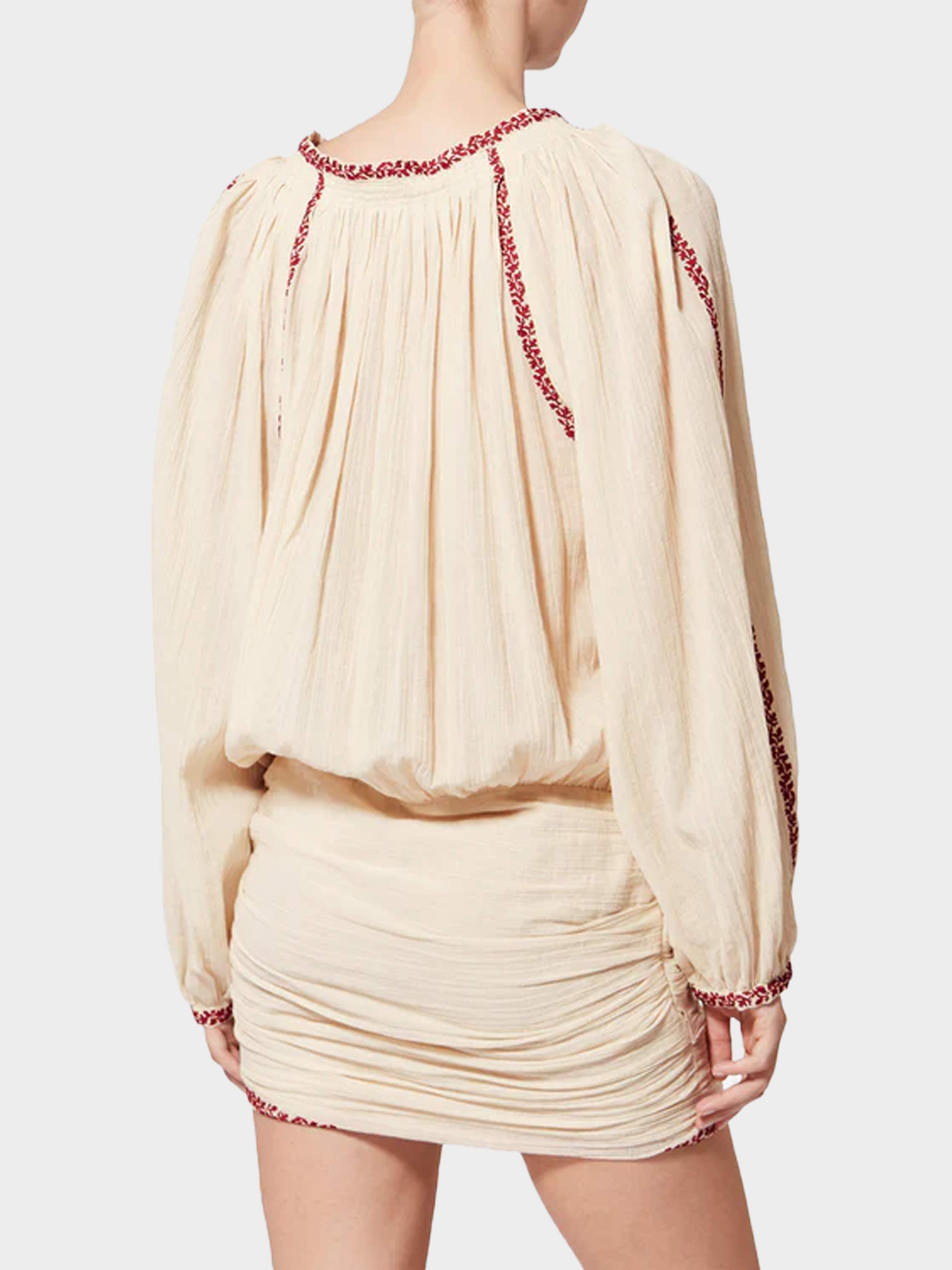 Beige/Red