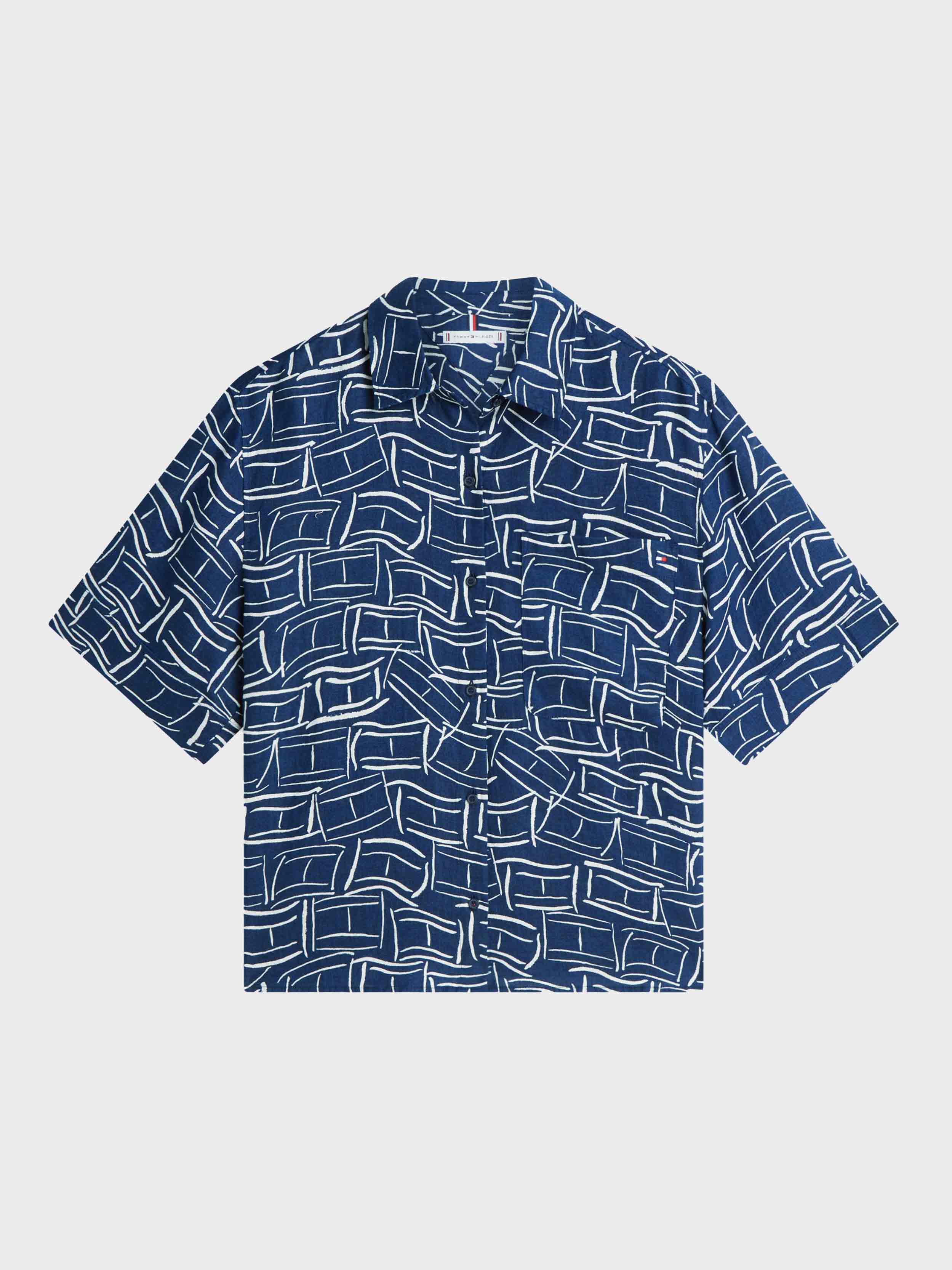 Flag Feathers Dark Night Navy