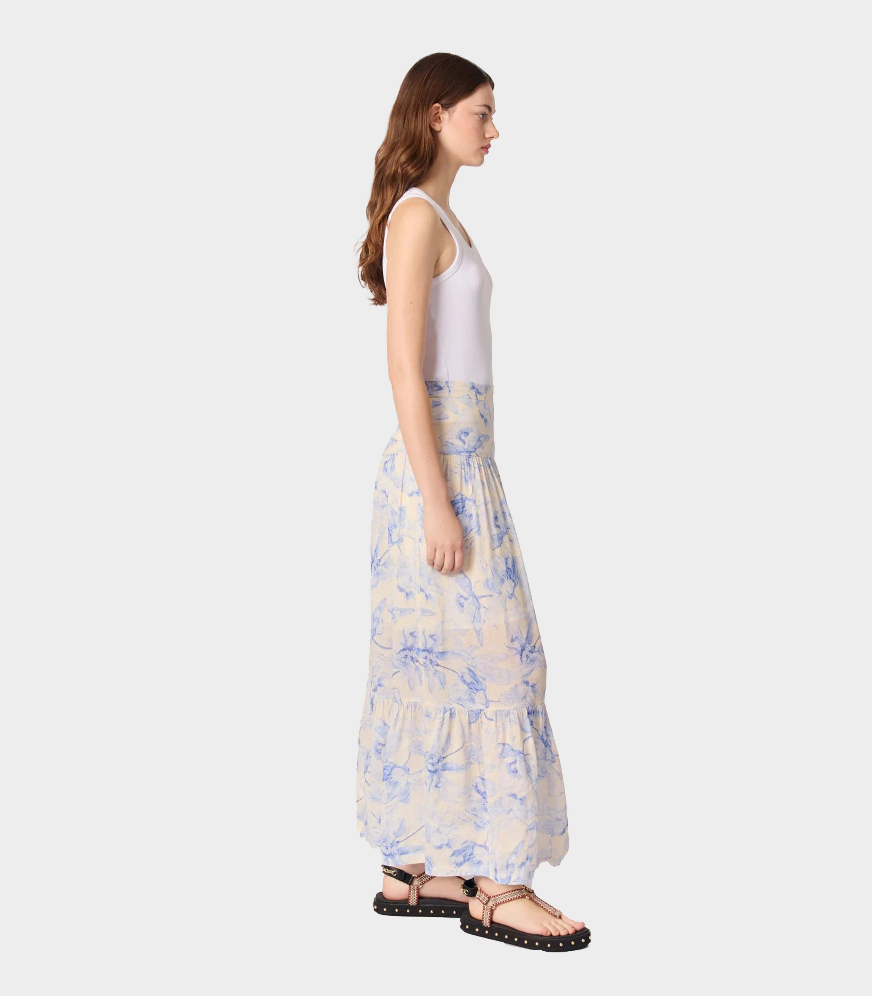 BLUE/Ecru