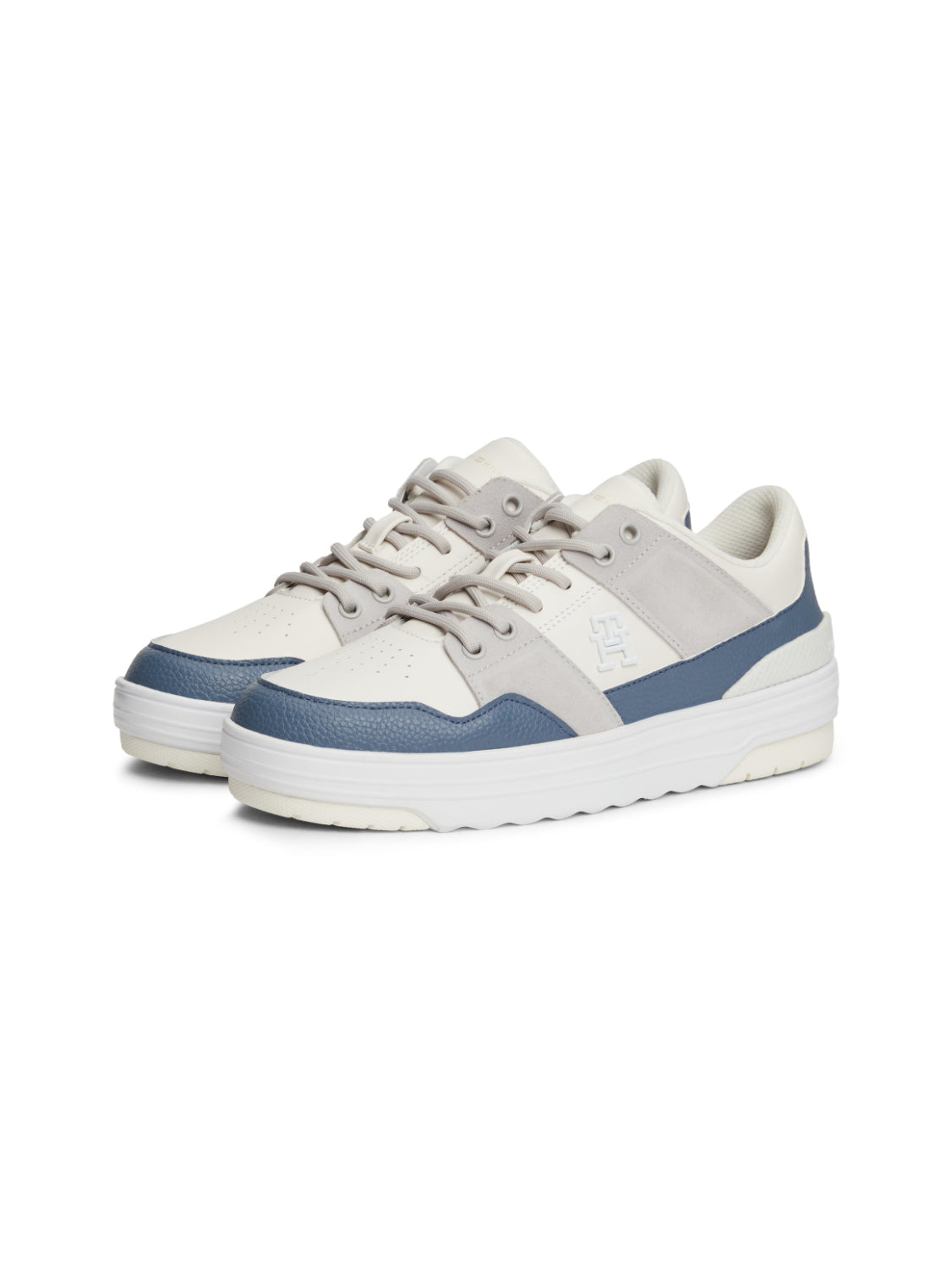 White/Navy blue