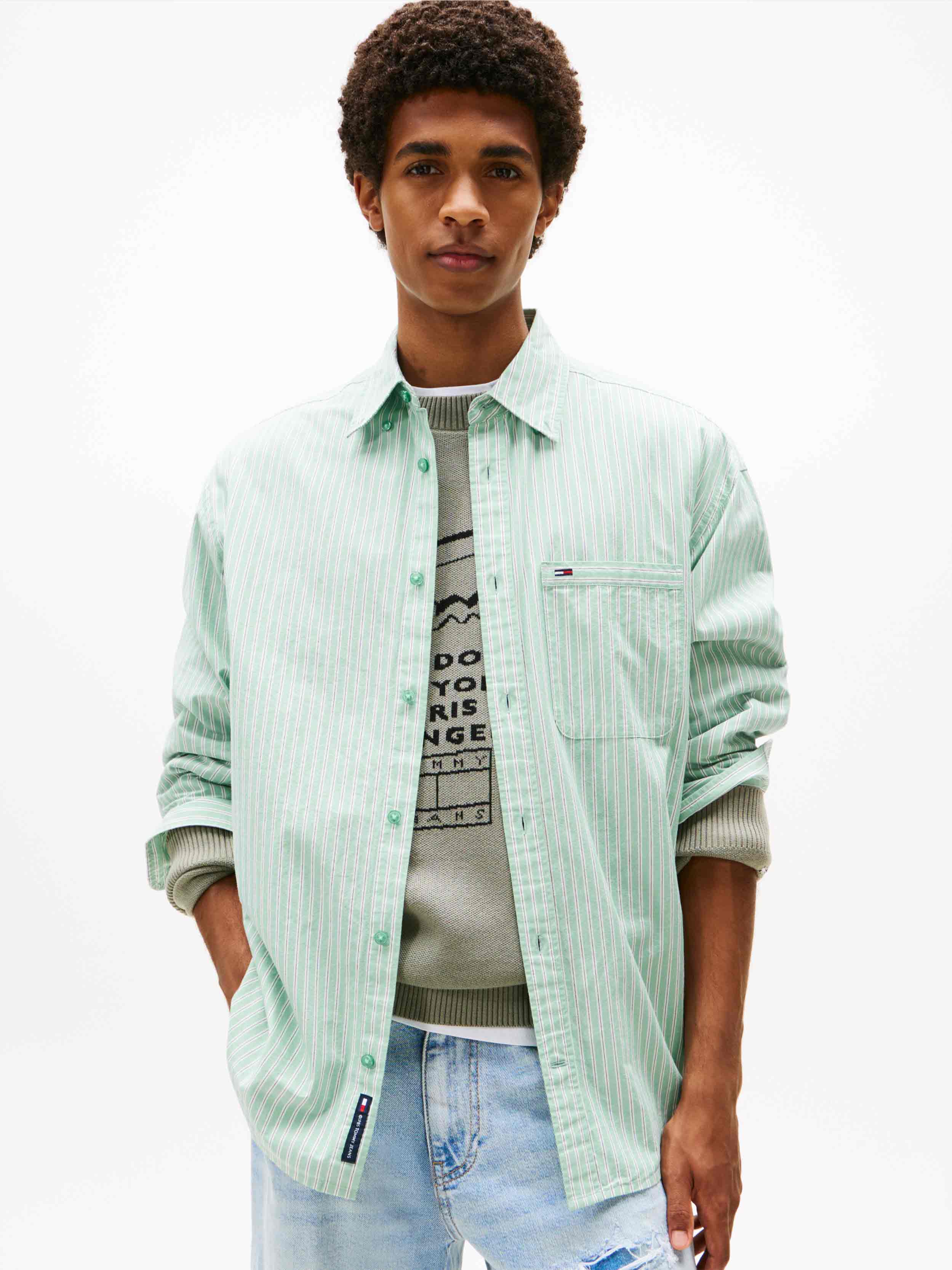 Green / White
