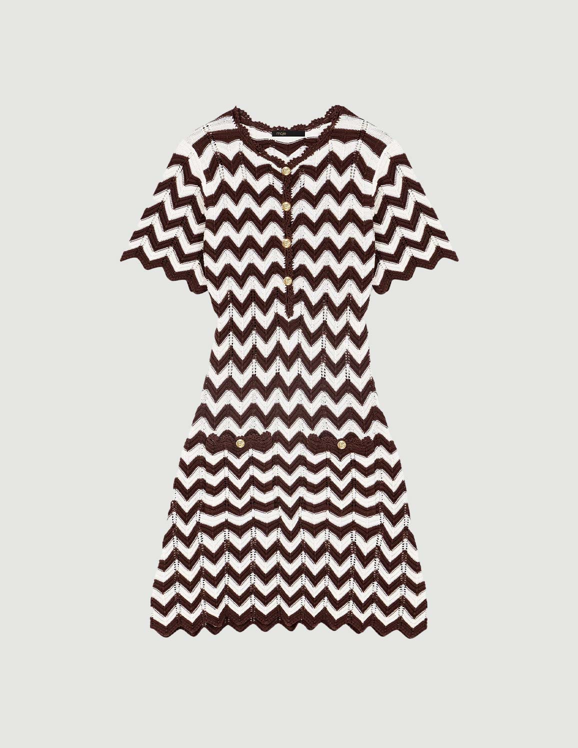 Brown / white