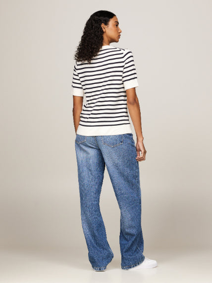 Navy / Ecru