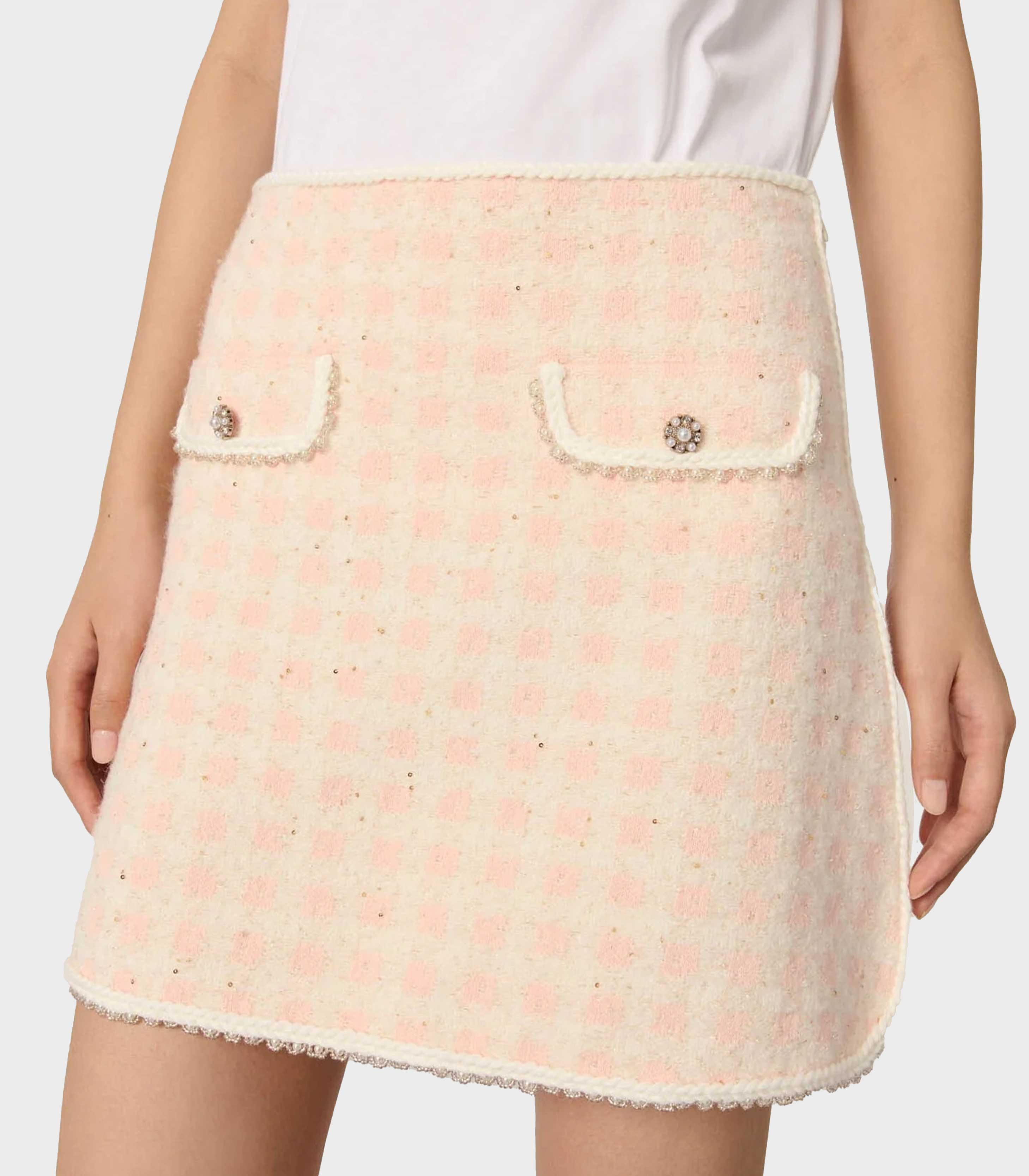 Ecru / Pink