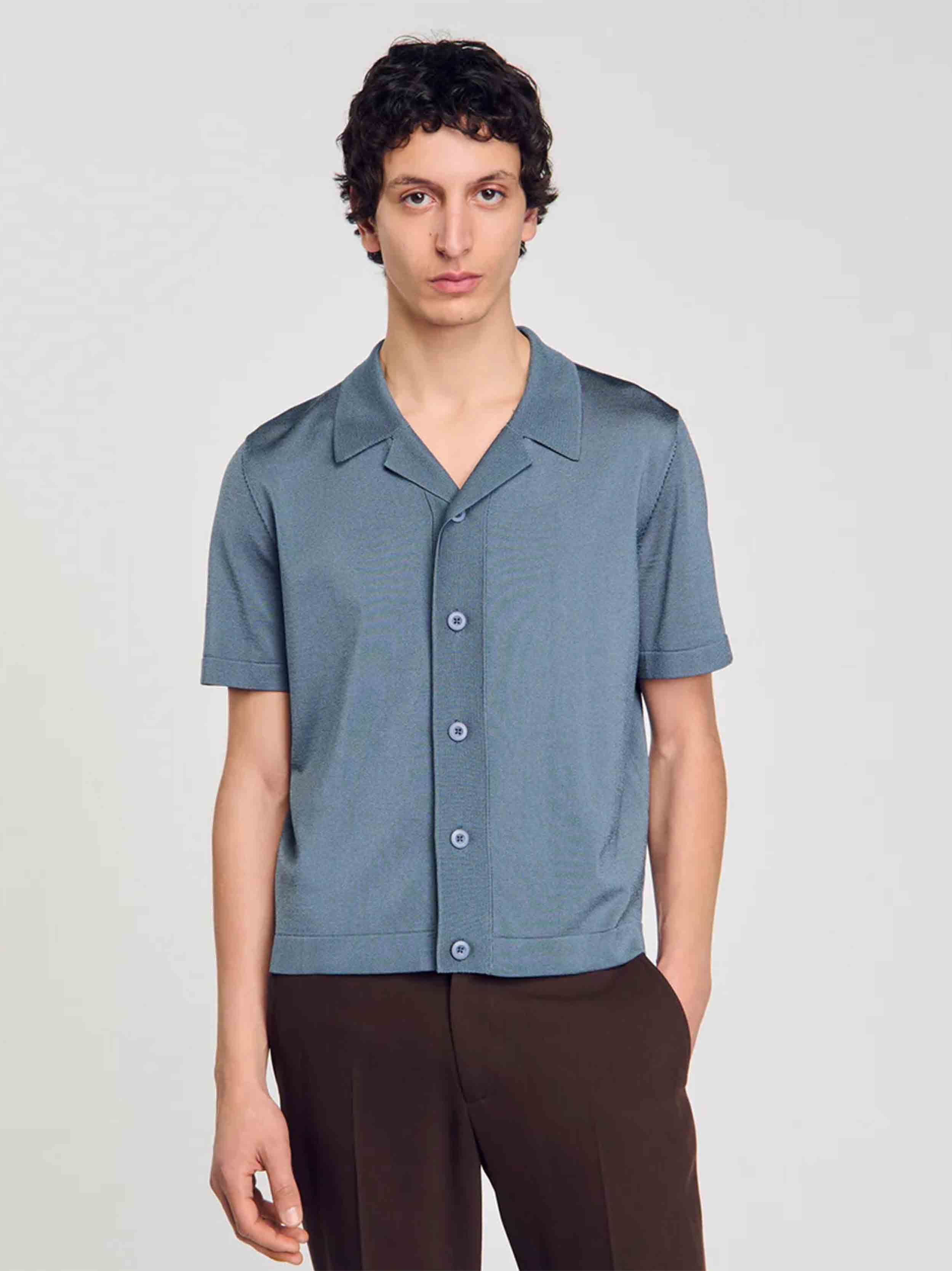 Dark chambray