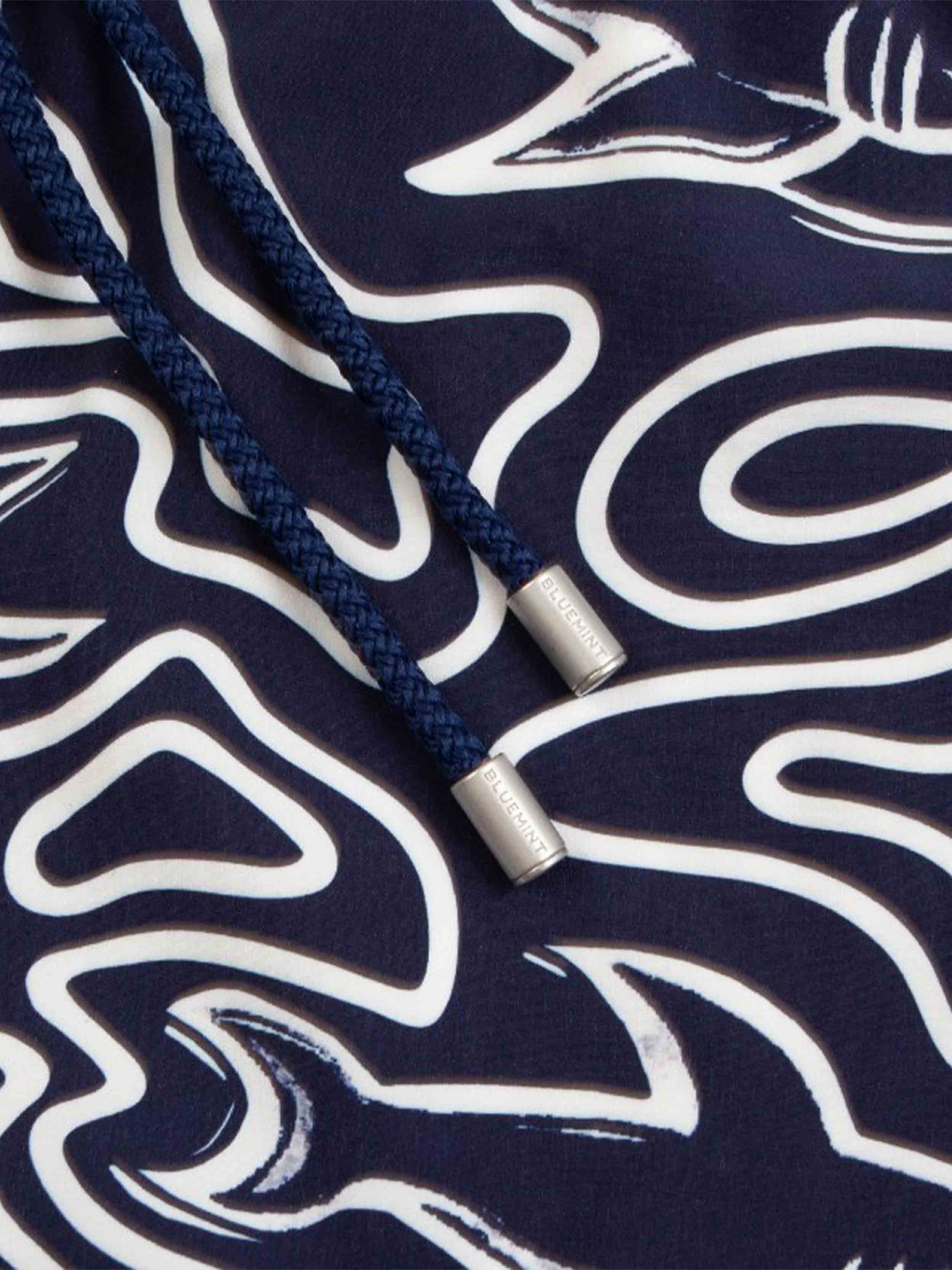 Navy/White