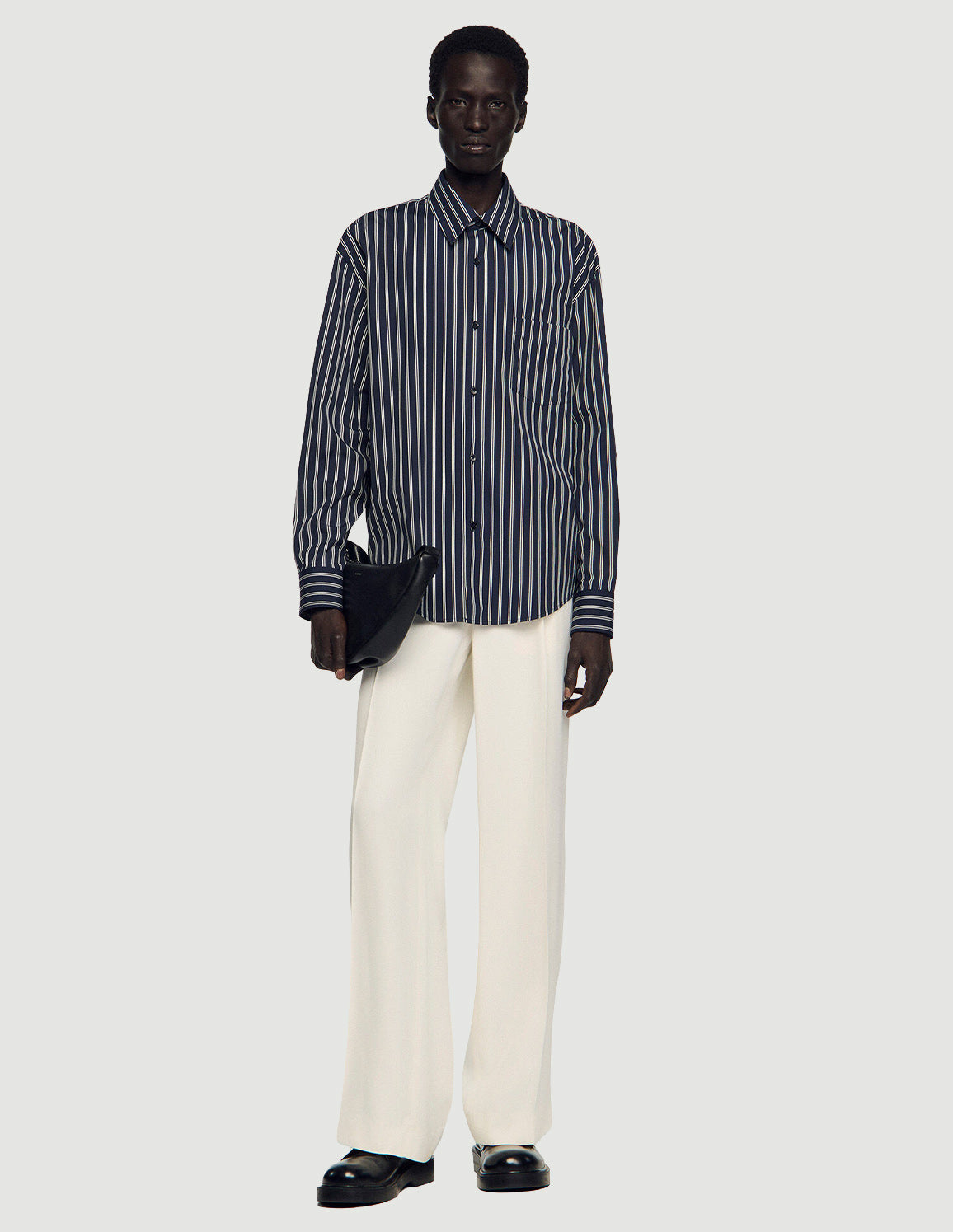 Navy \ White stripe