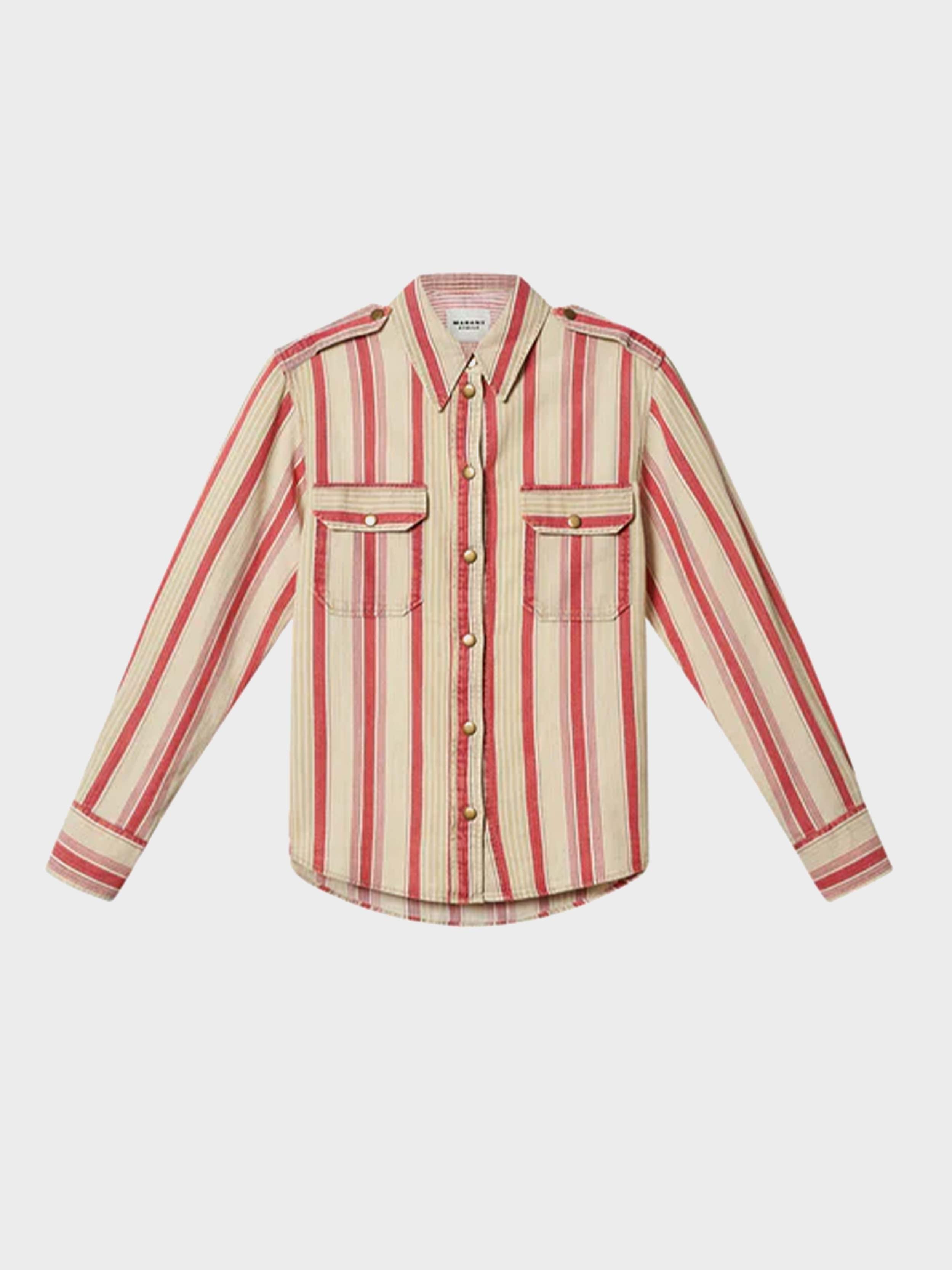 Beige/Red