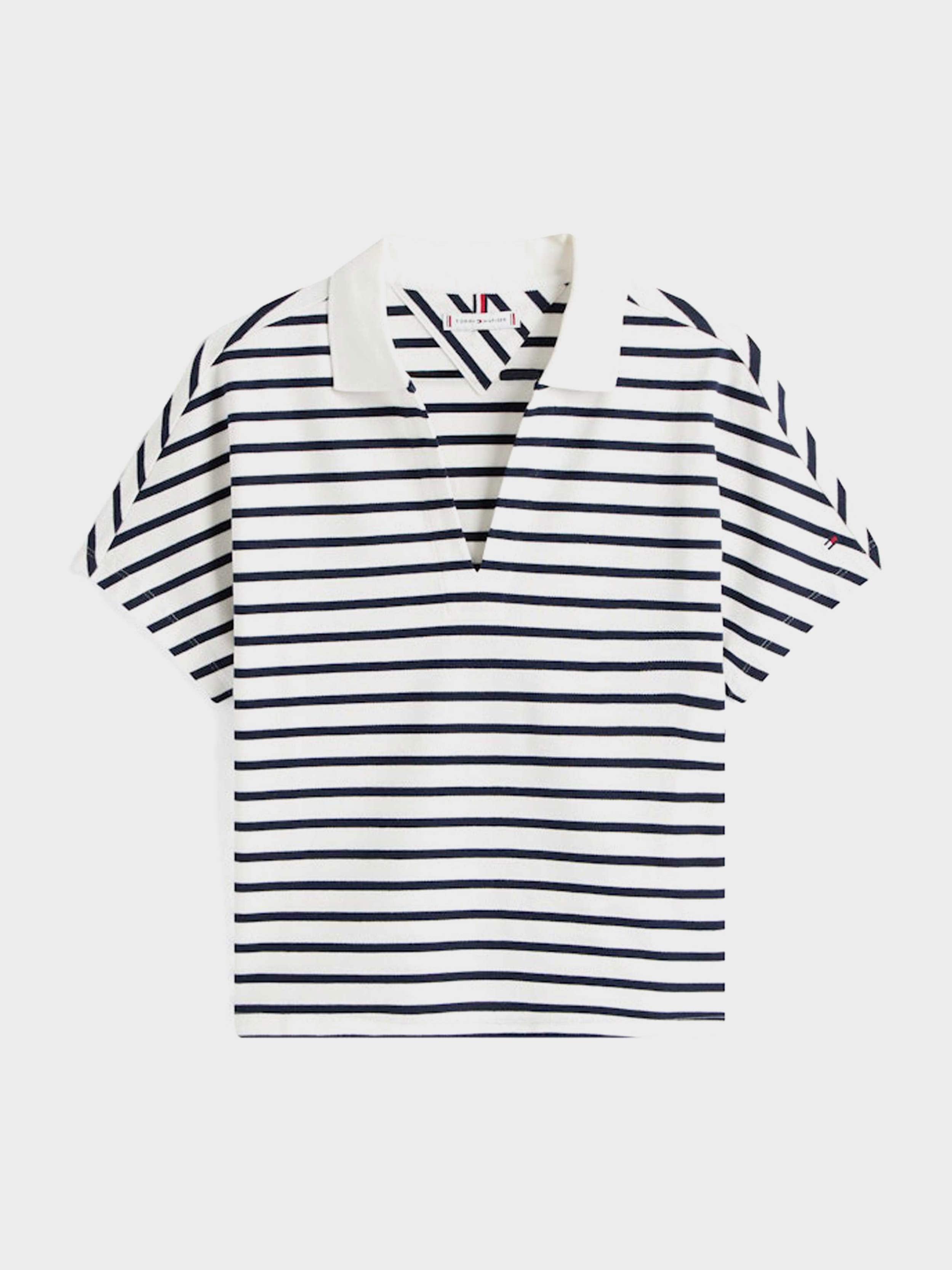 White/Navy stripe