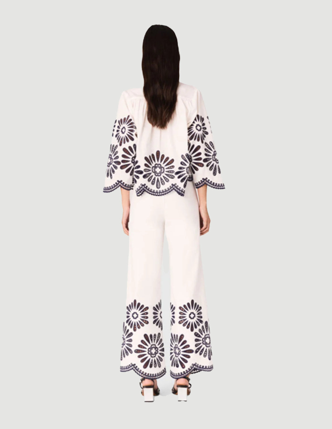White / Navy