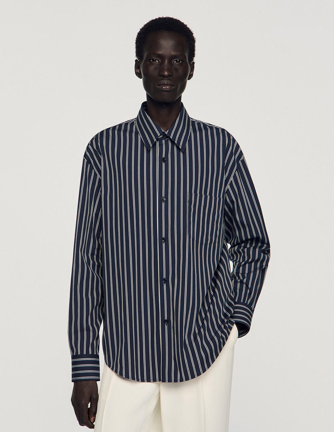 Navy \ White stripe
