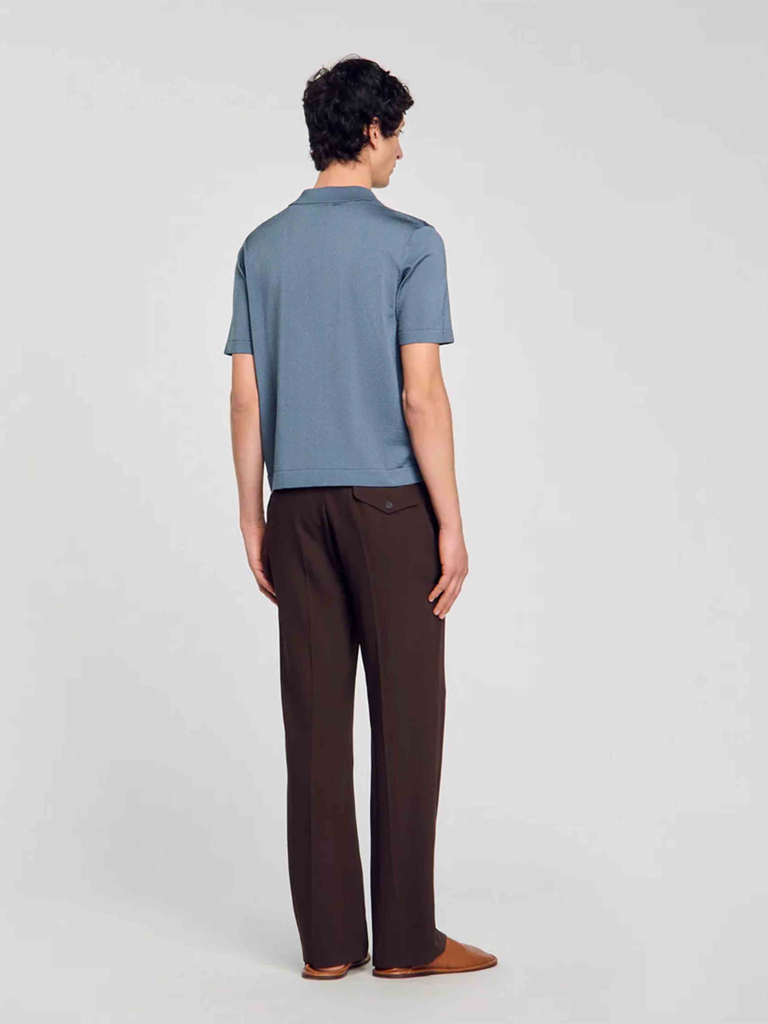 Dark chambray
