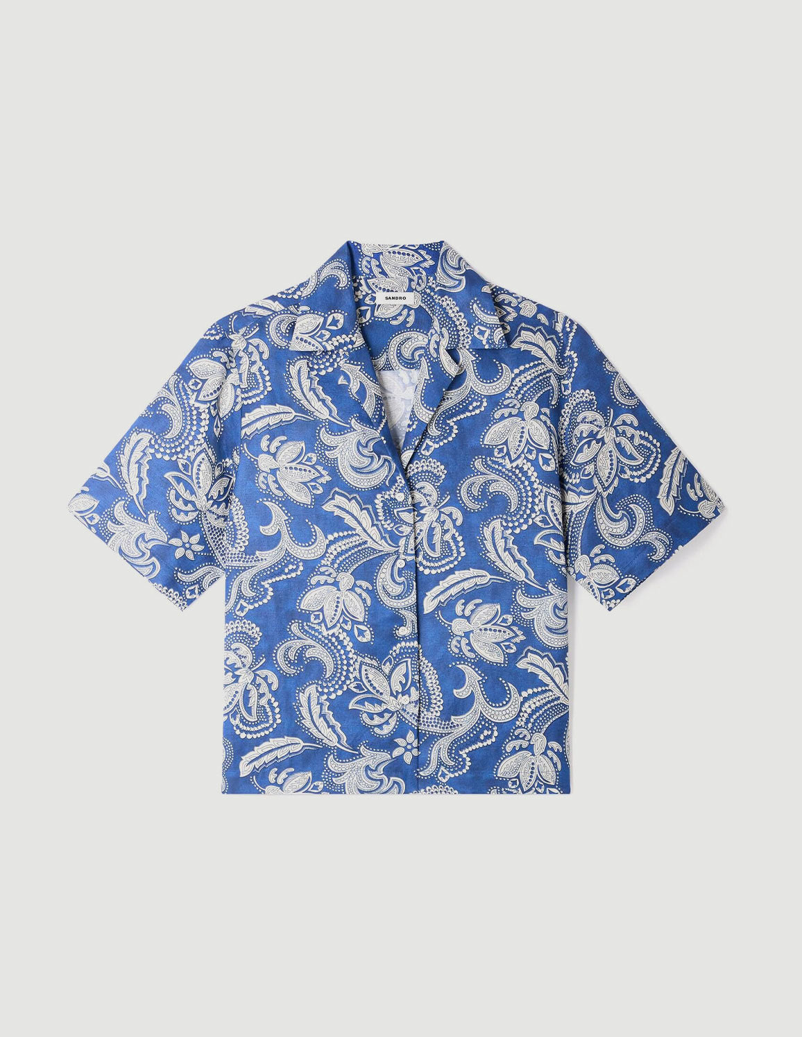 Blue / Ecru