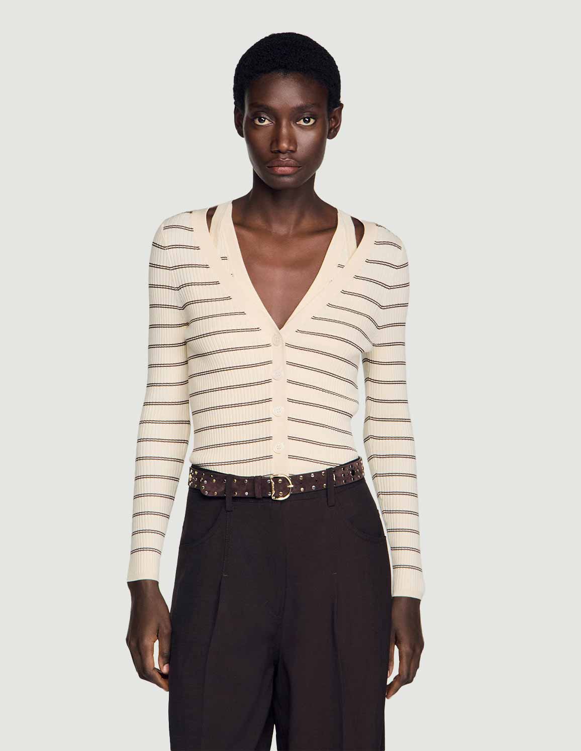 Ecru / Brown