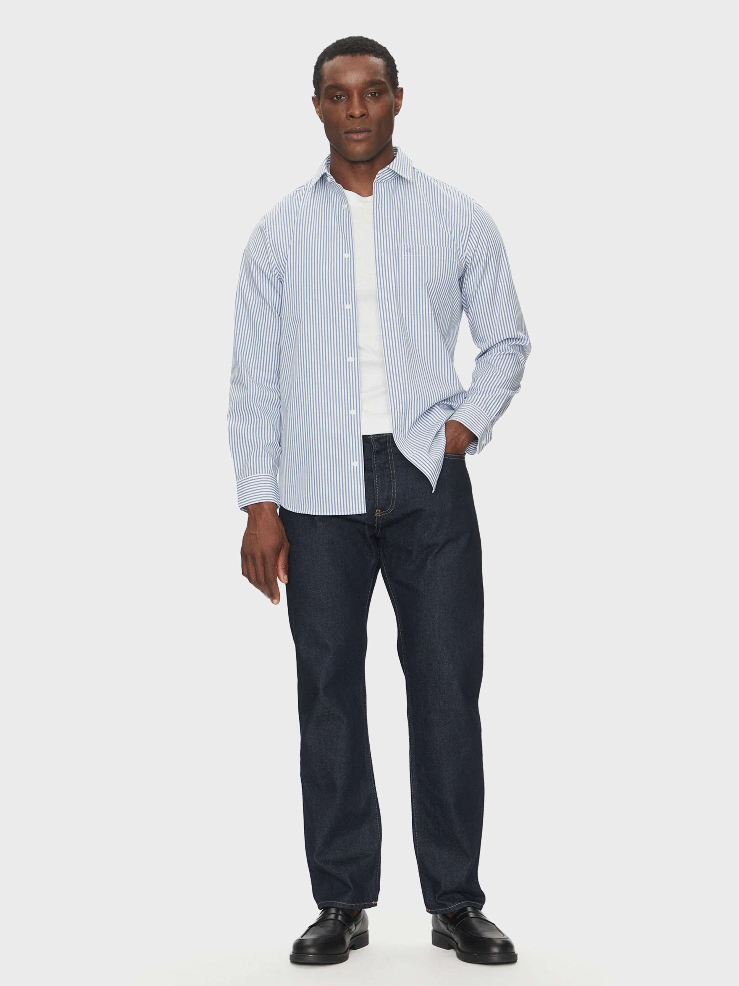 light Blue / White stripe