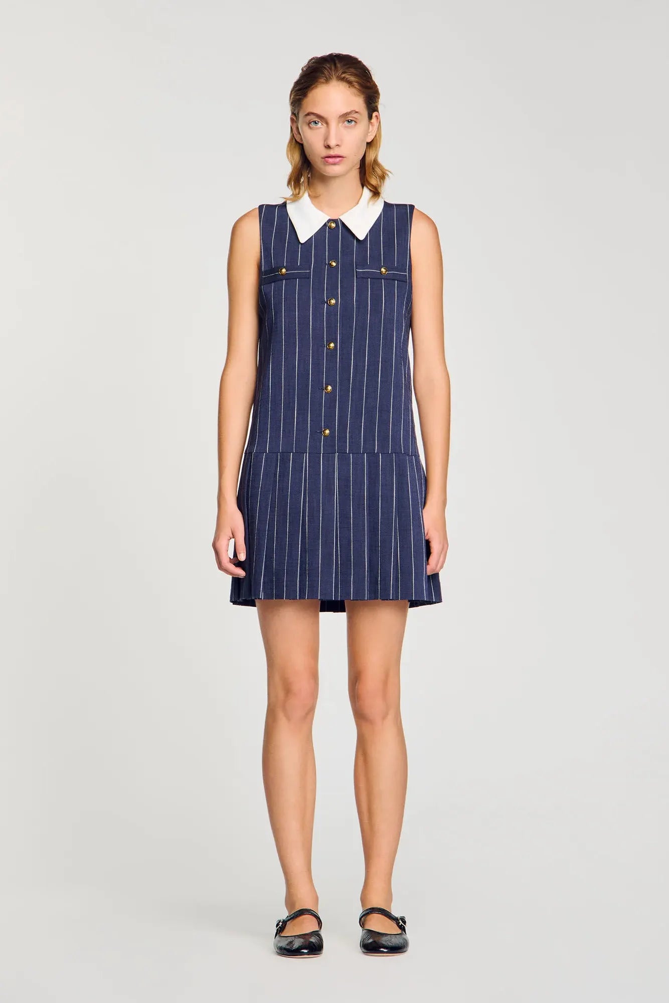 Navy / Ecru