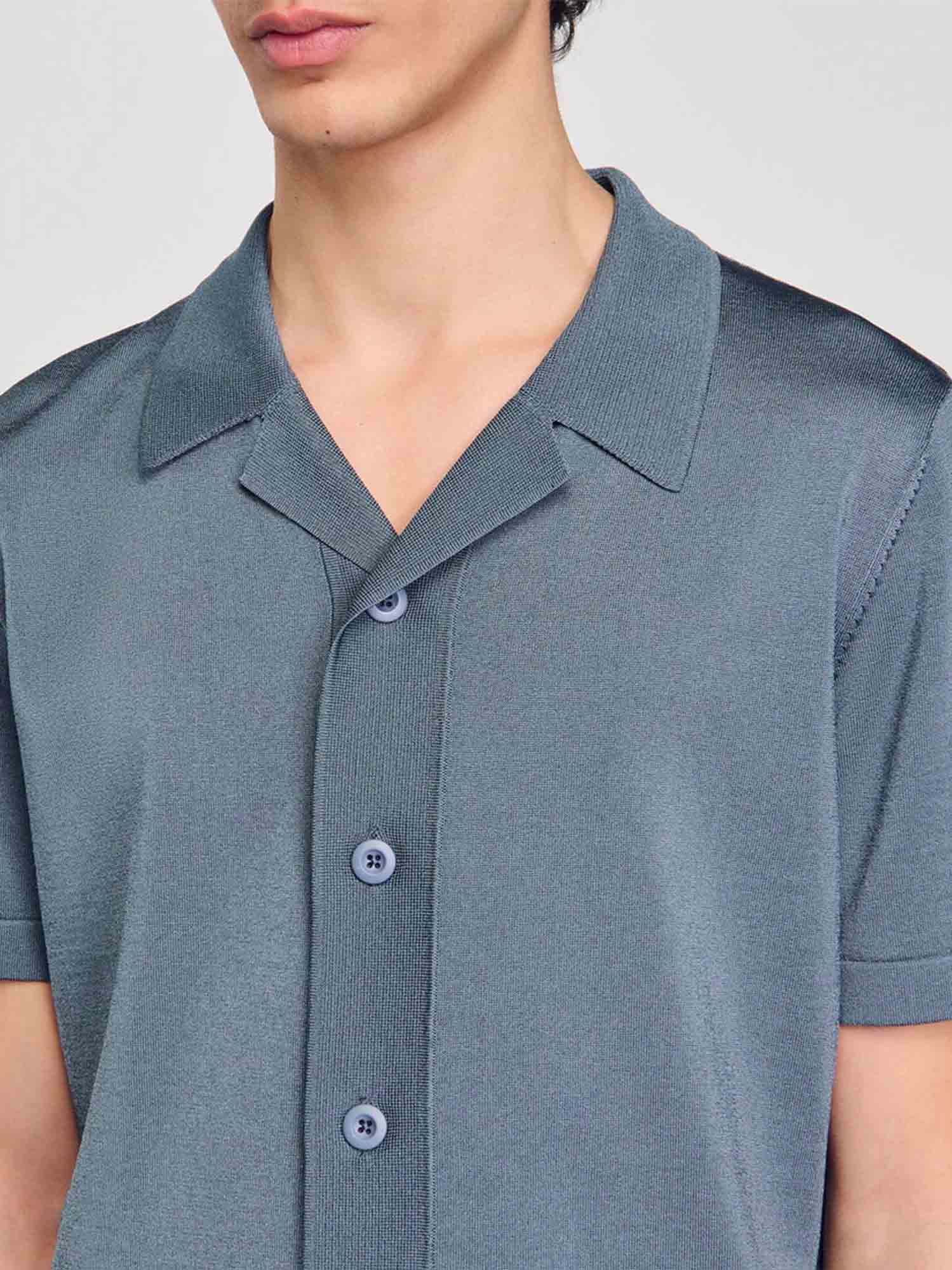 Dark chambray