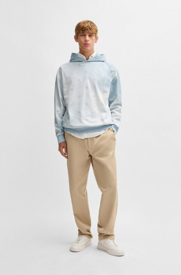light Blue / White stripe