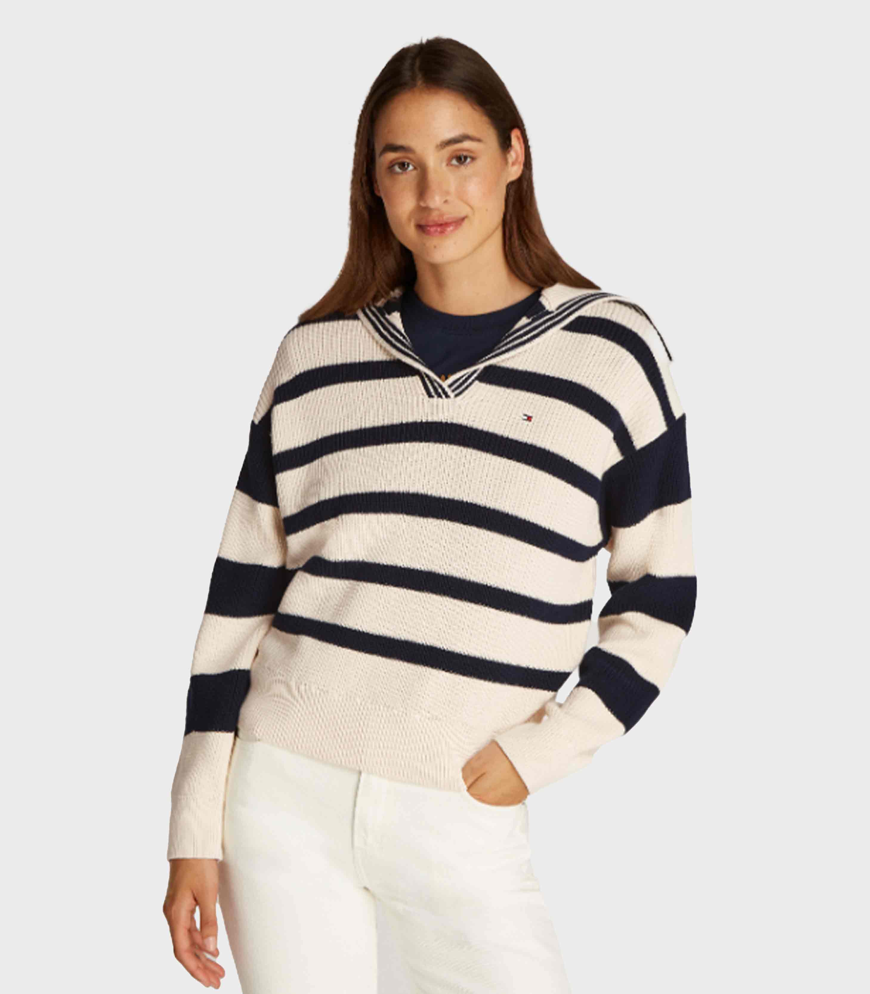 Navy/Off white