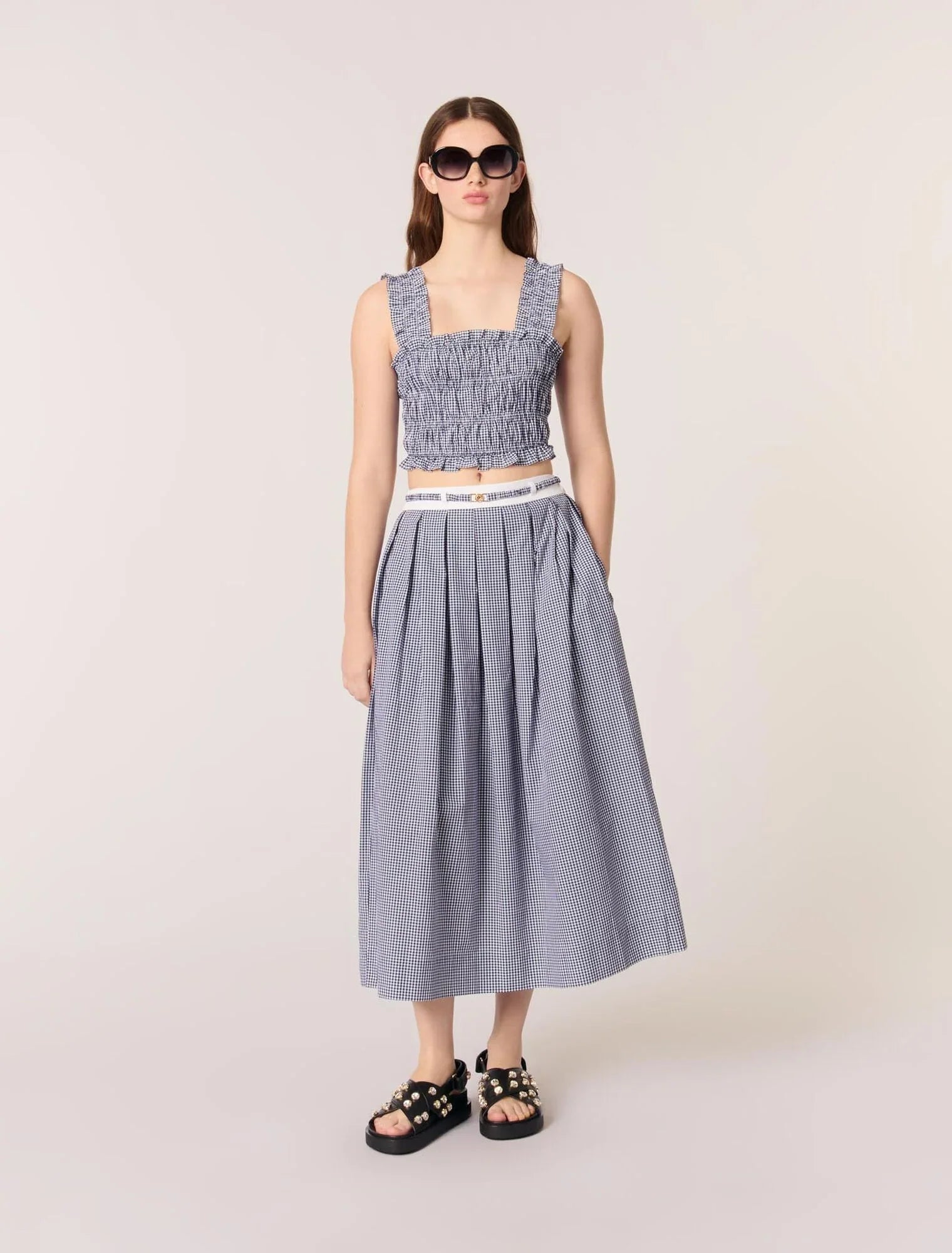 Navy \ White stripe