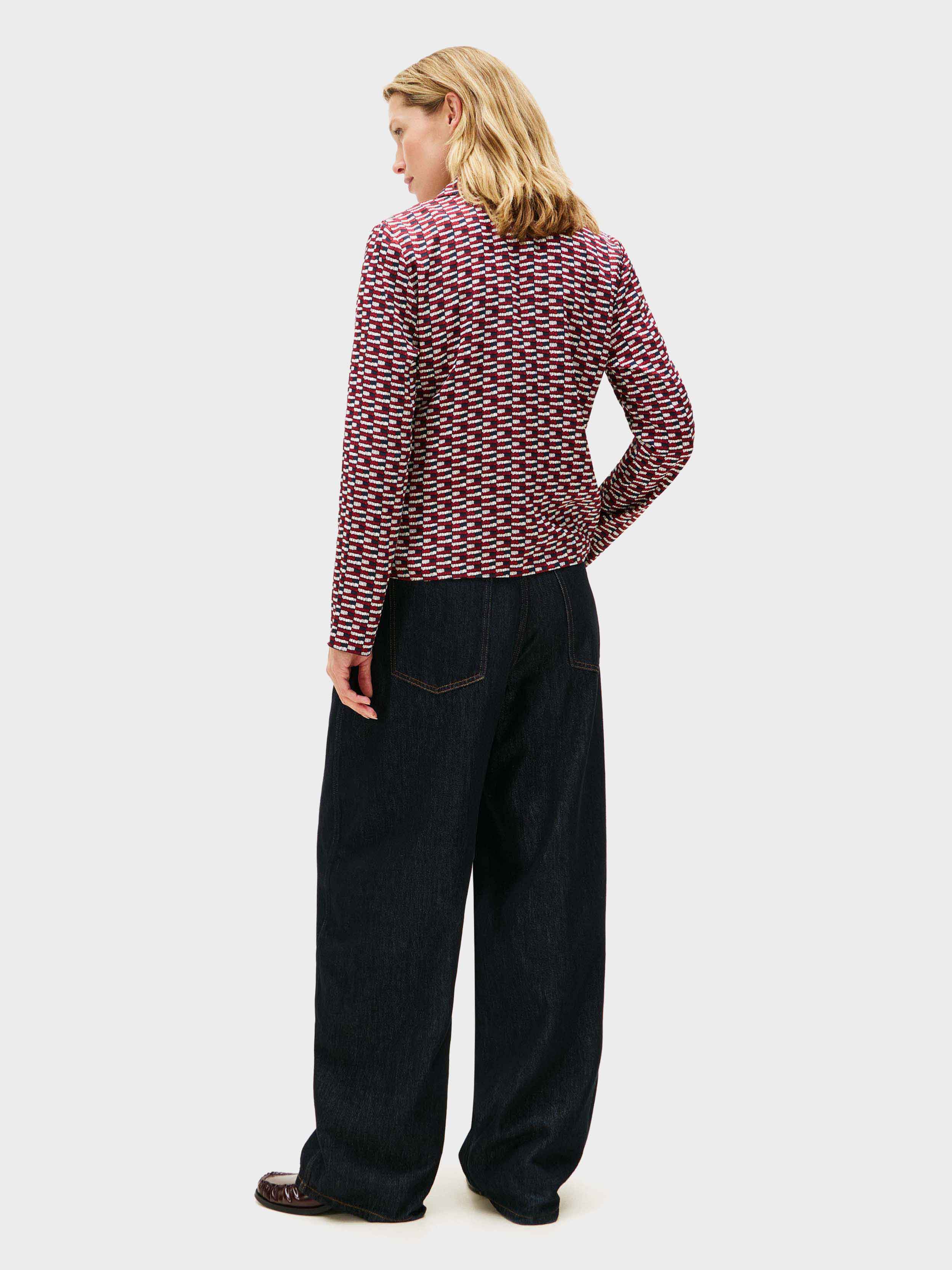 Logo Print Navy