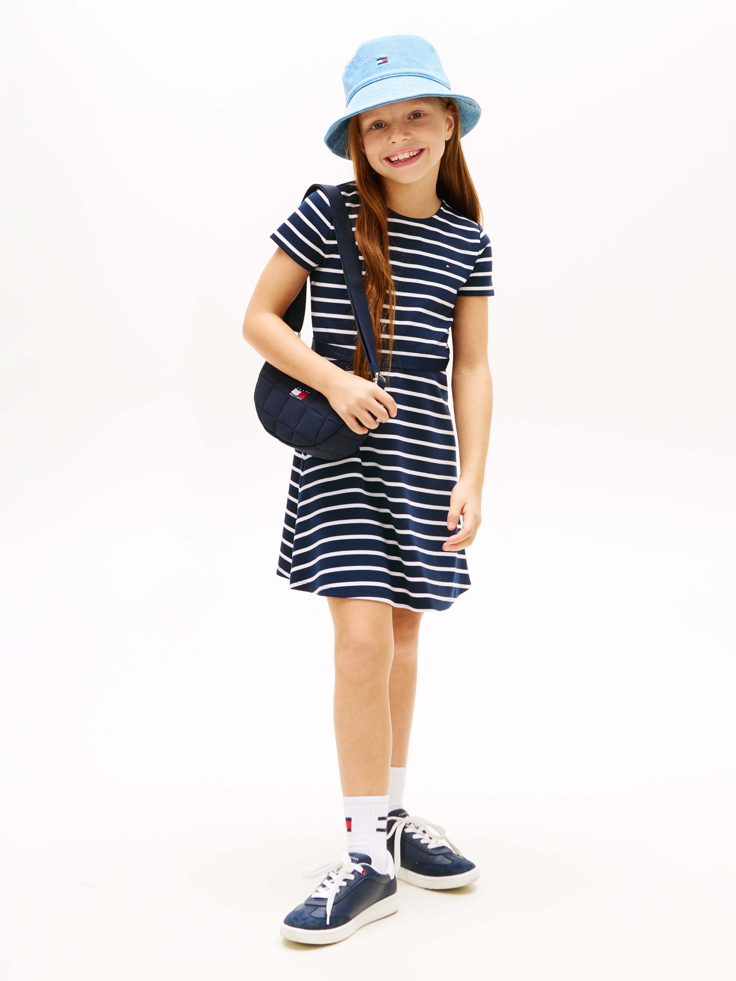 White/Navy stripe