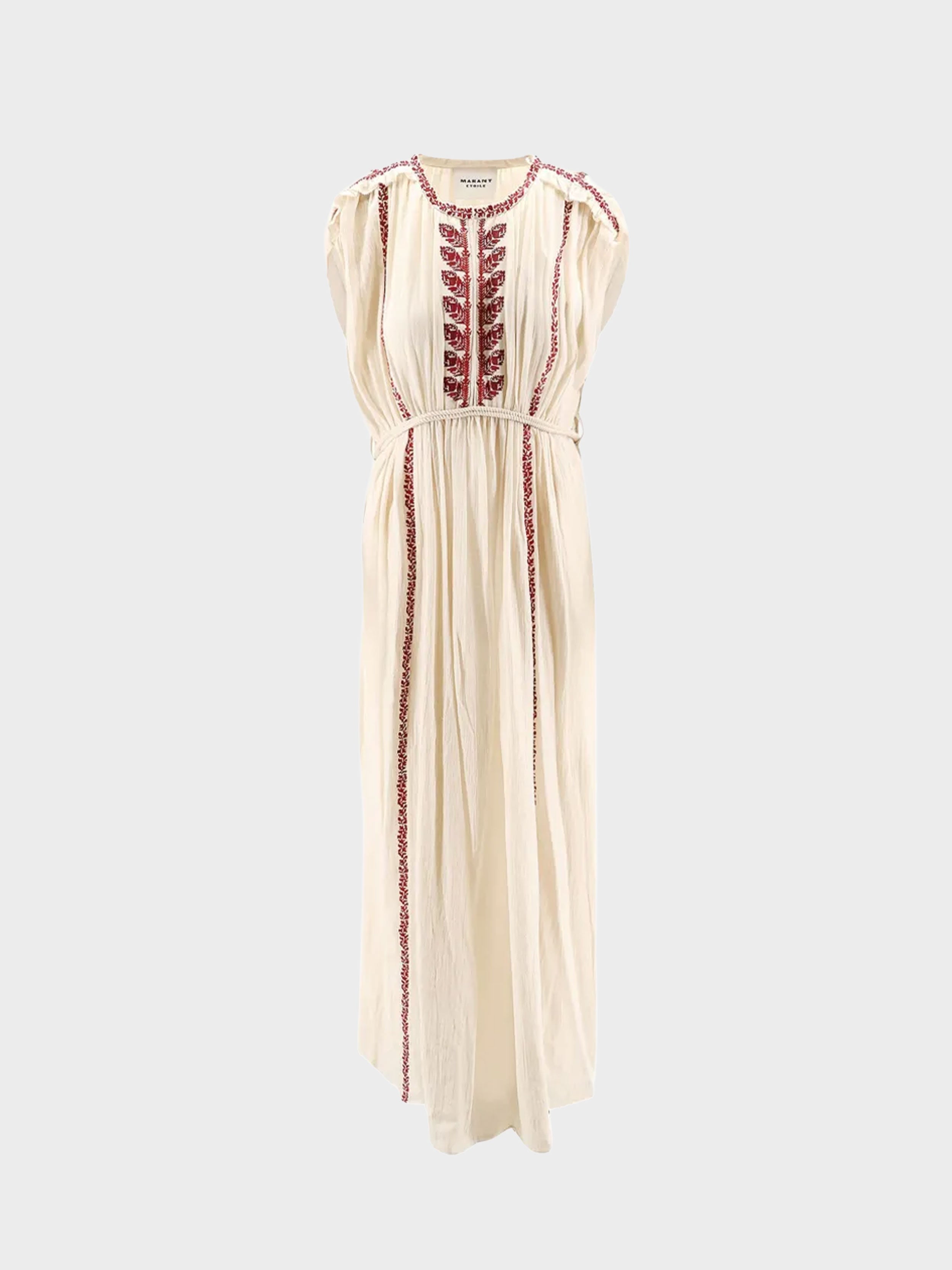 Beige/Red