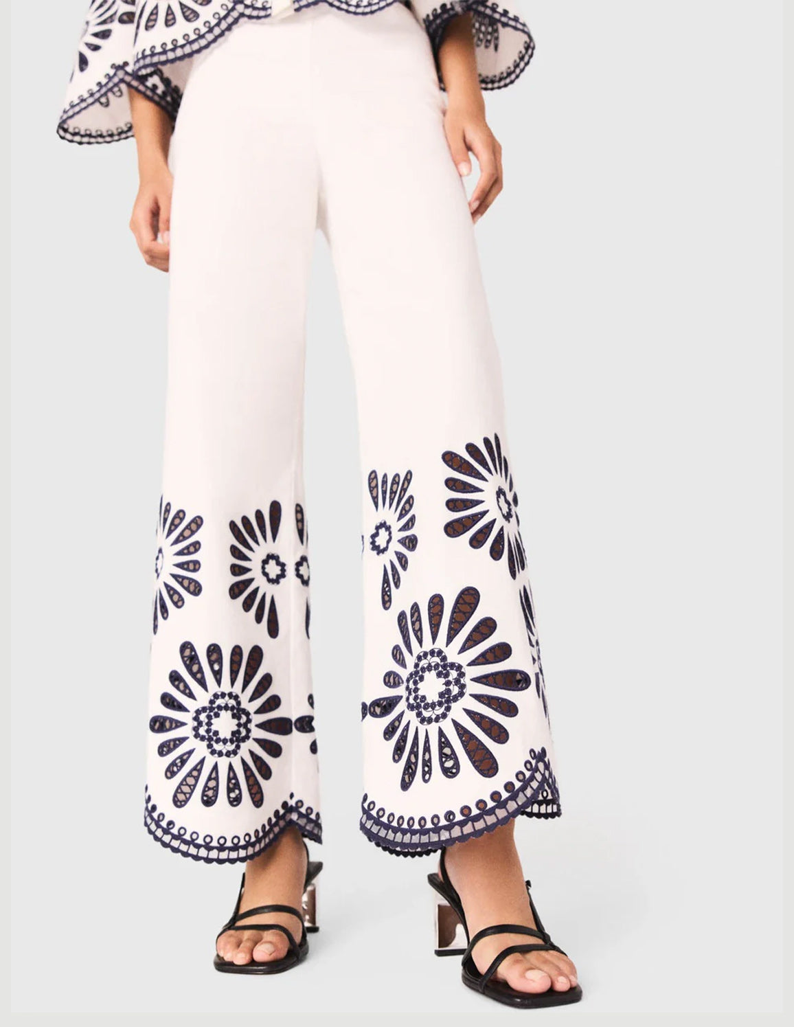 White / Navy