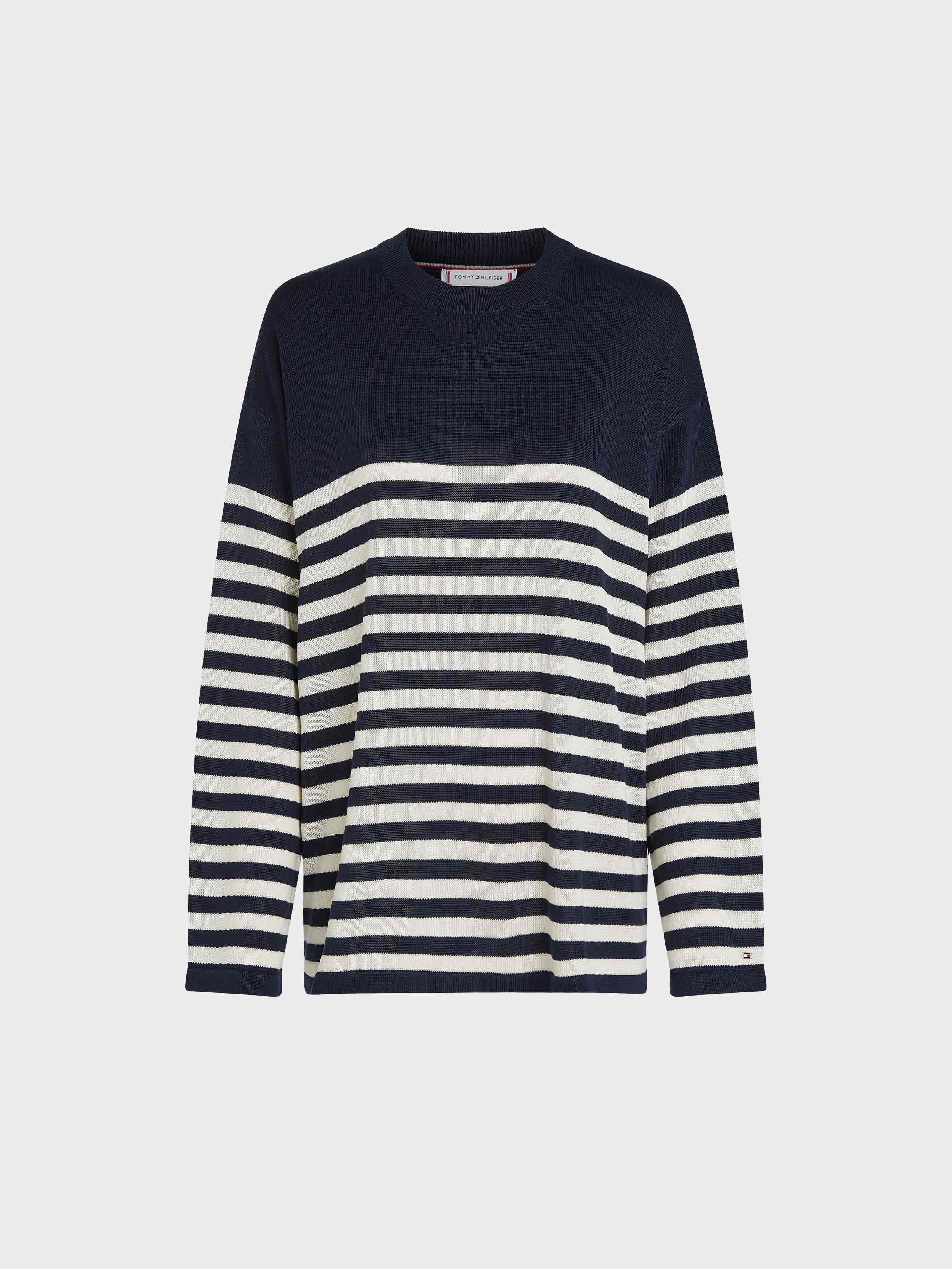 Ecru/Navy Blue