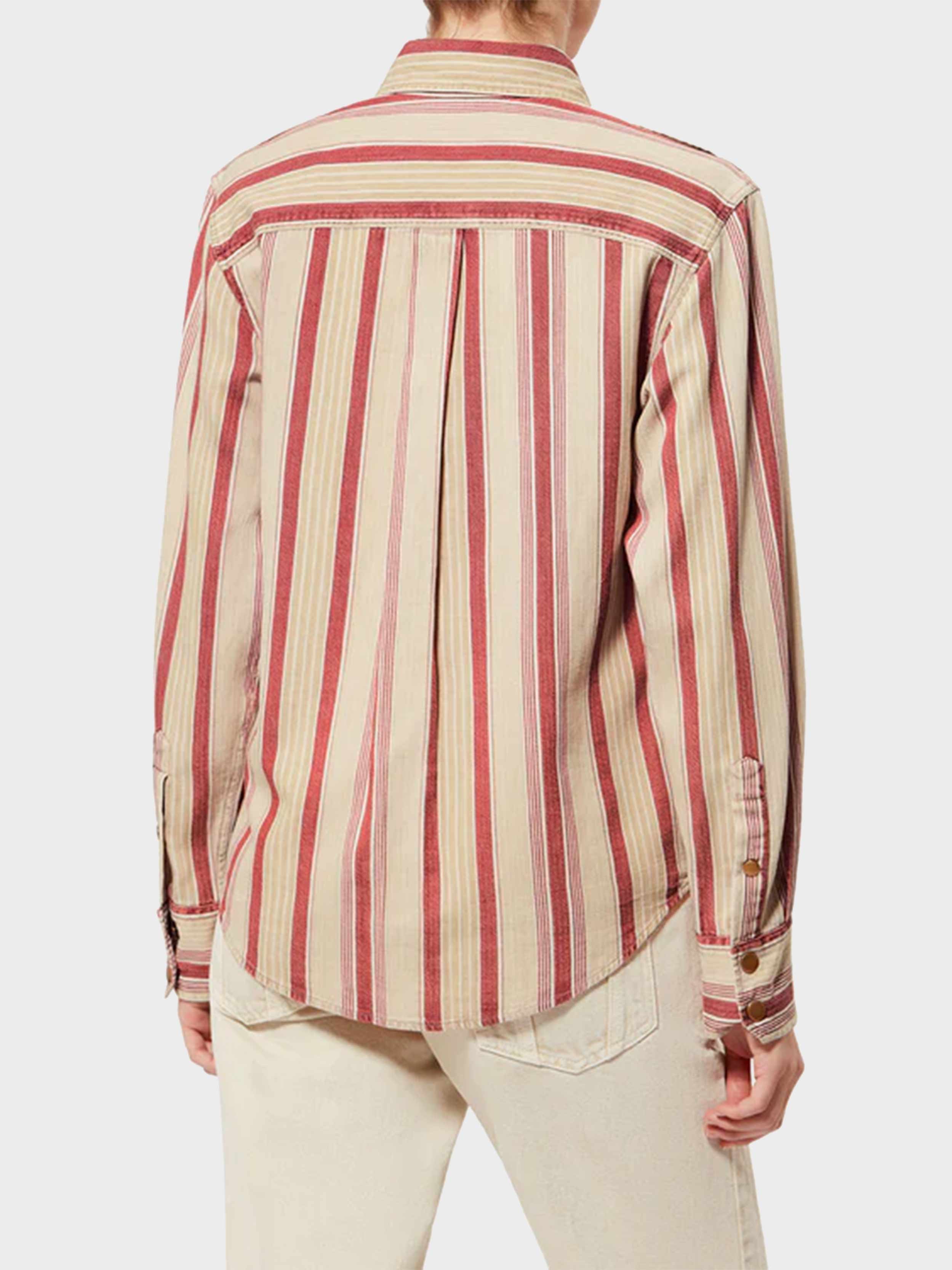 Beige/Red